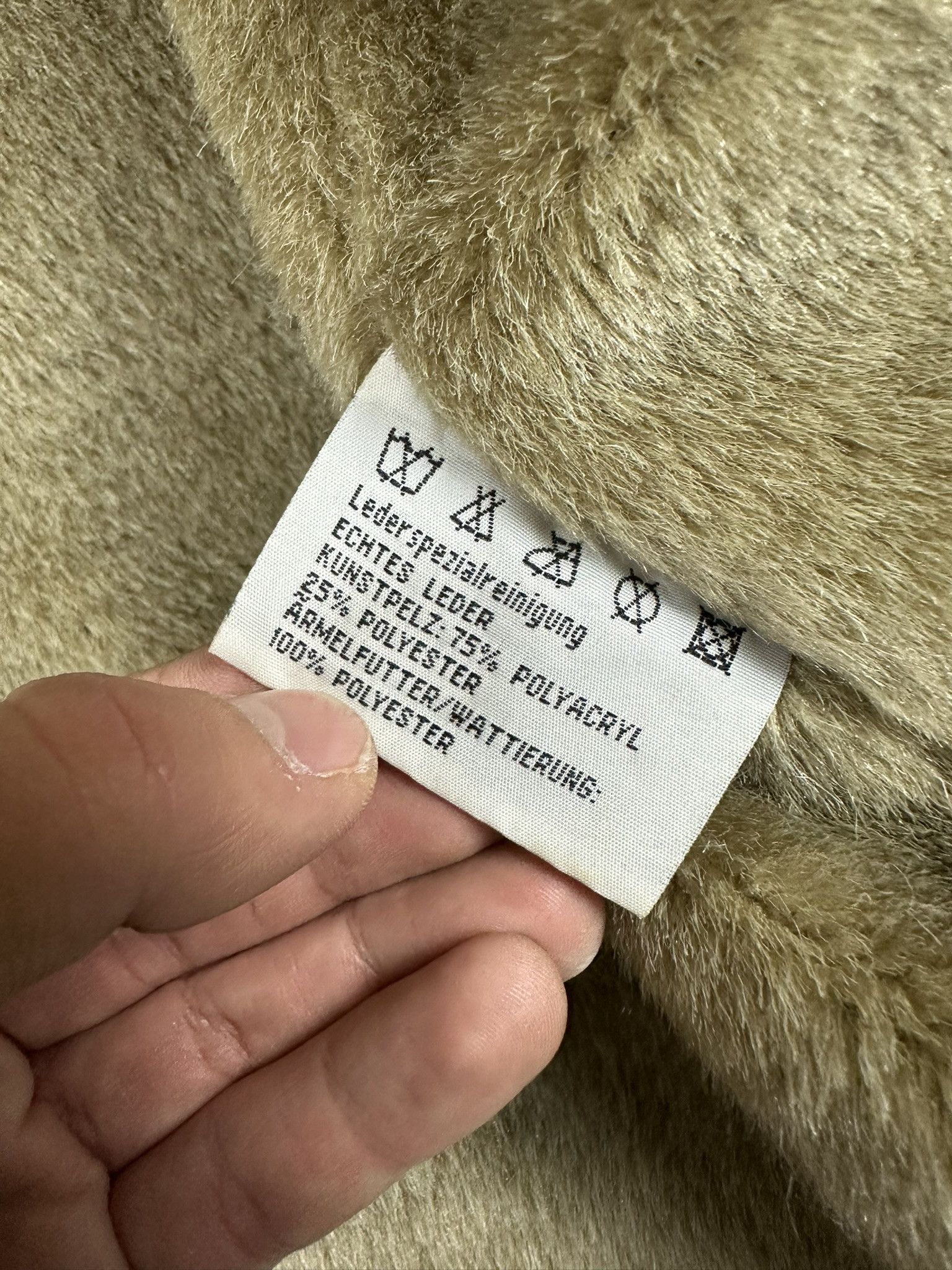 90s Vintage Sheepskin Leather Bomber Boxy Jacket