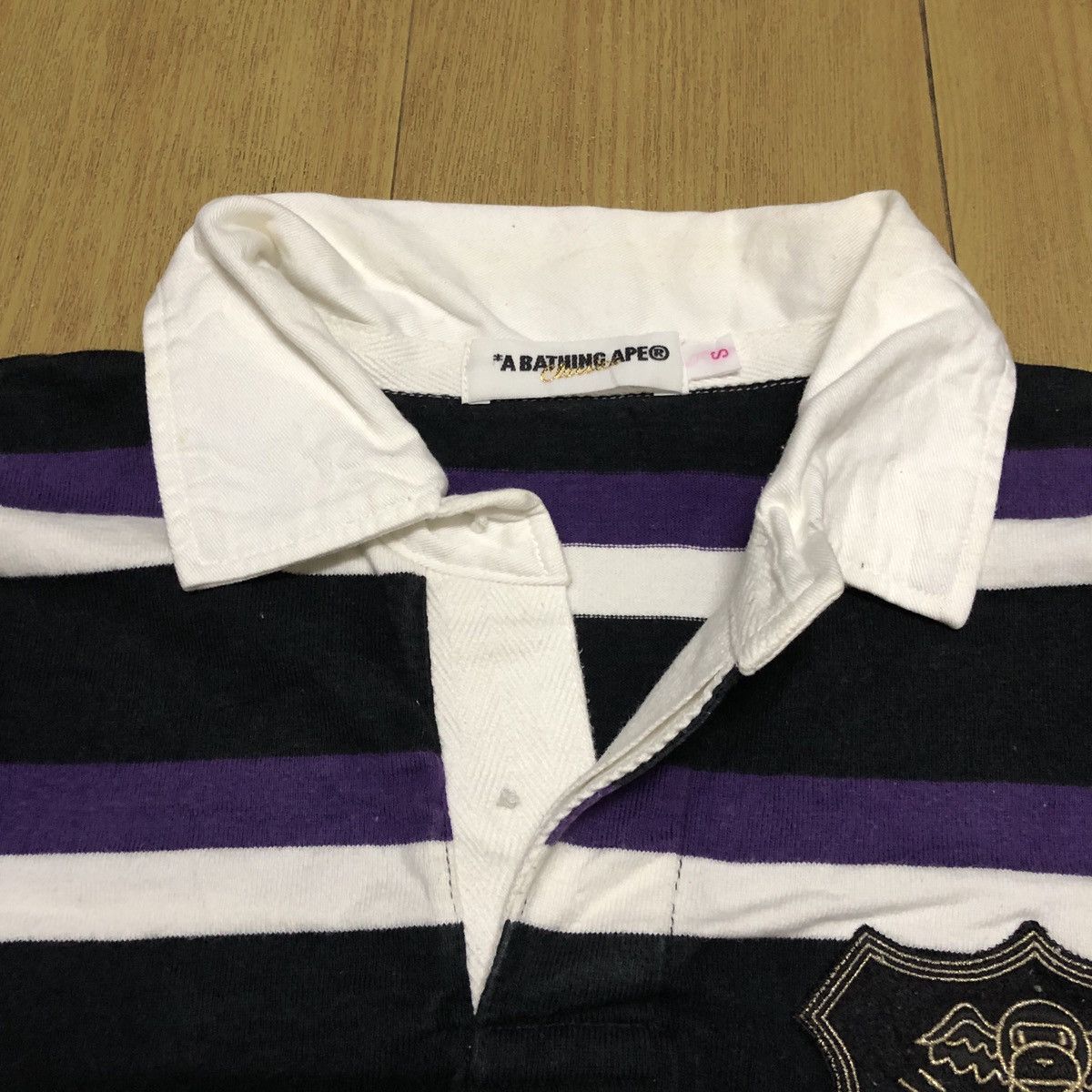 Bape Striped Rugby Shirt Size S / US 4 / IT 40 - 4 Thumbnail