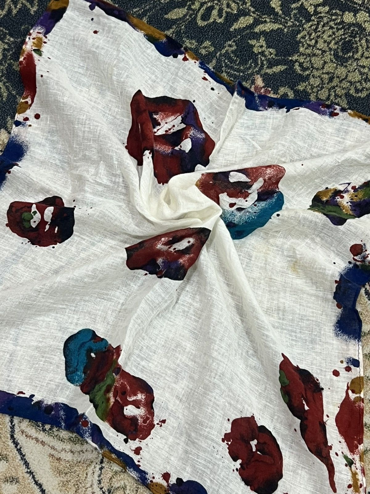 Issey Miyake × Japanese Brand Vintage Issey Miyake Scarf Size ONE SIZE - 3 Thumbnail
