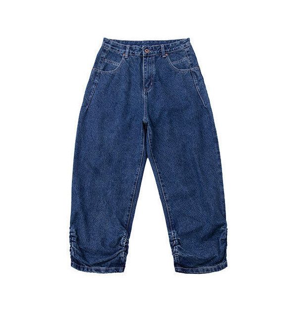 Vintage Men's Japanese retro casual washed jeans Size US 32 / EU 48 - 1 Thumbnail