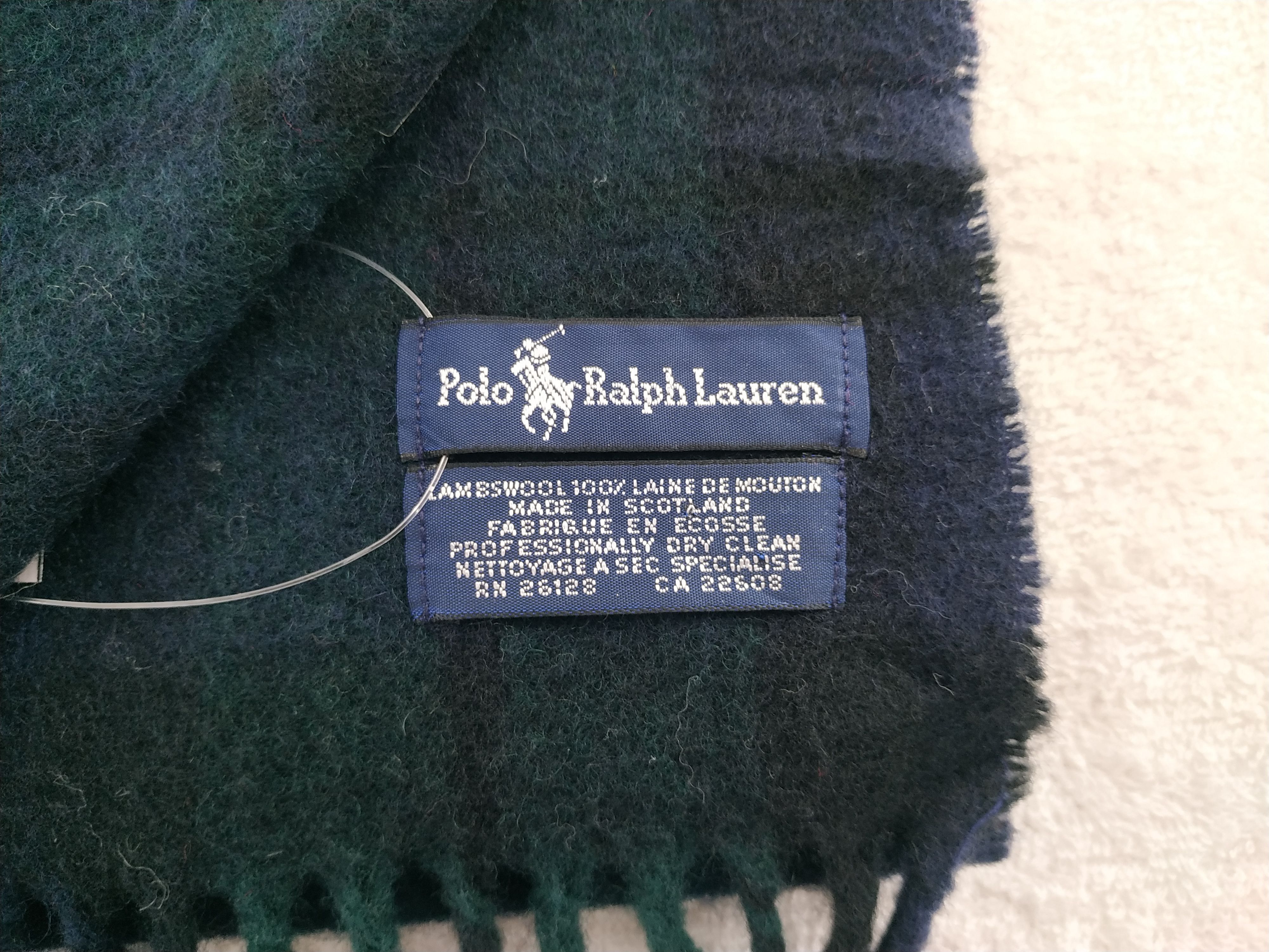 Polo Ralph Lauren Vintage Polo Ralph Lauren Scarf/Muffler/Neckwear MF388 Size ONE SIZE - 6 Thumbnail