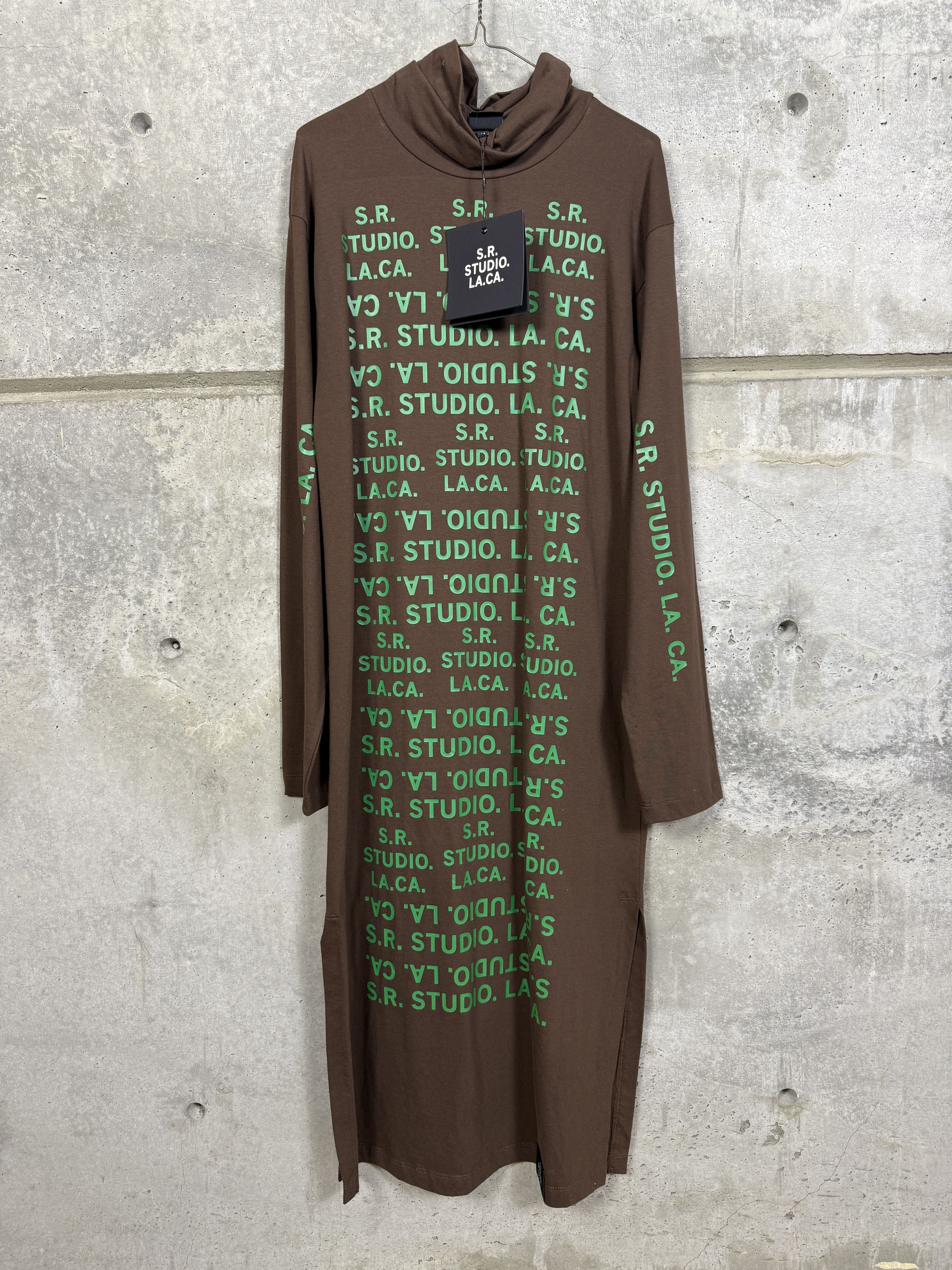 Sterling Ruby $1055 S.R. Studio S.R.S. Logo Long Sleeve Turtleneck Dress Size M / US 6-8 / IT 42-44 - 4 Thumbnail