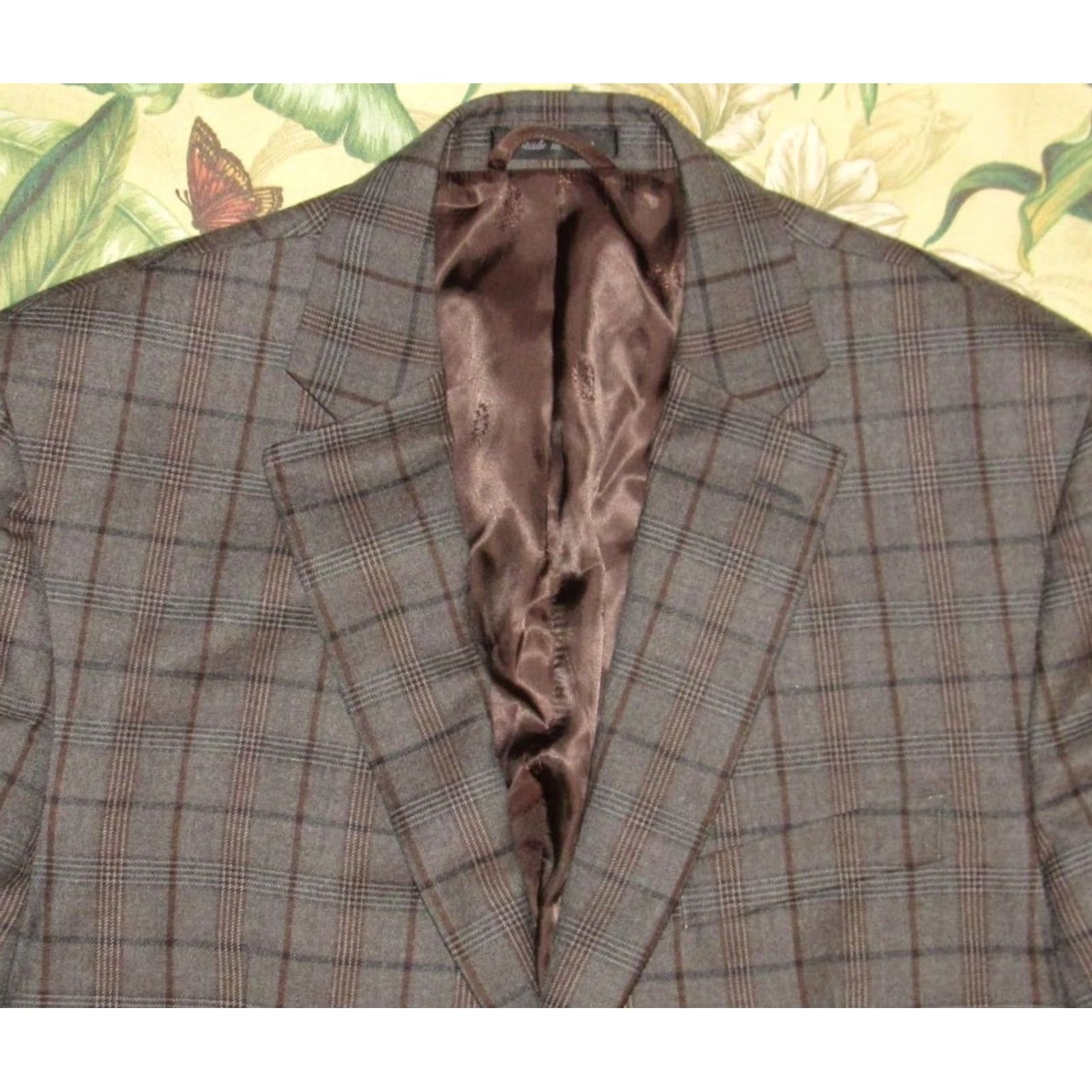 Ralph Lauren Polo RALPH LAUREN Blazer Polo RALPH LAUREN Blazer Wool Blend 42L Grey Blue Brown Plaid Wool Blend Blazer Sport Coat Jacket 42L Mens Size US XL / EU 56 / 4 - 2 Thumbnail