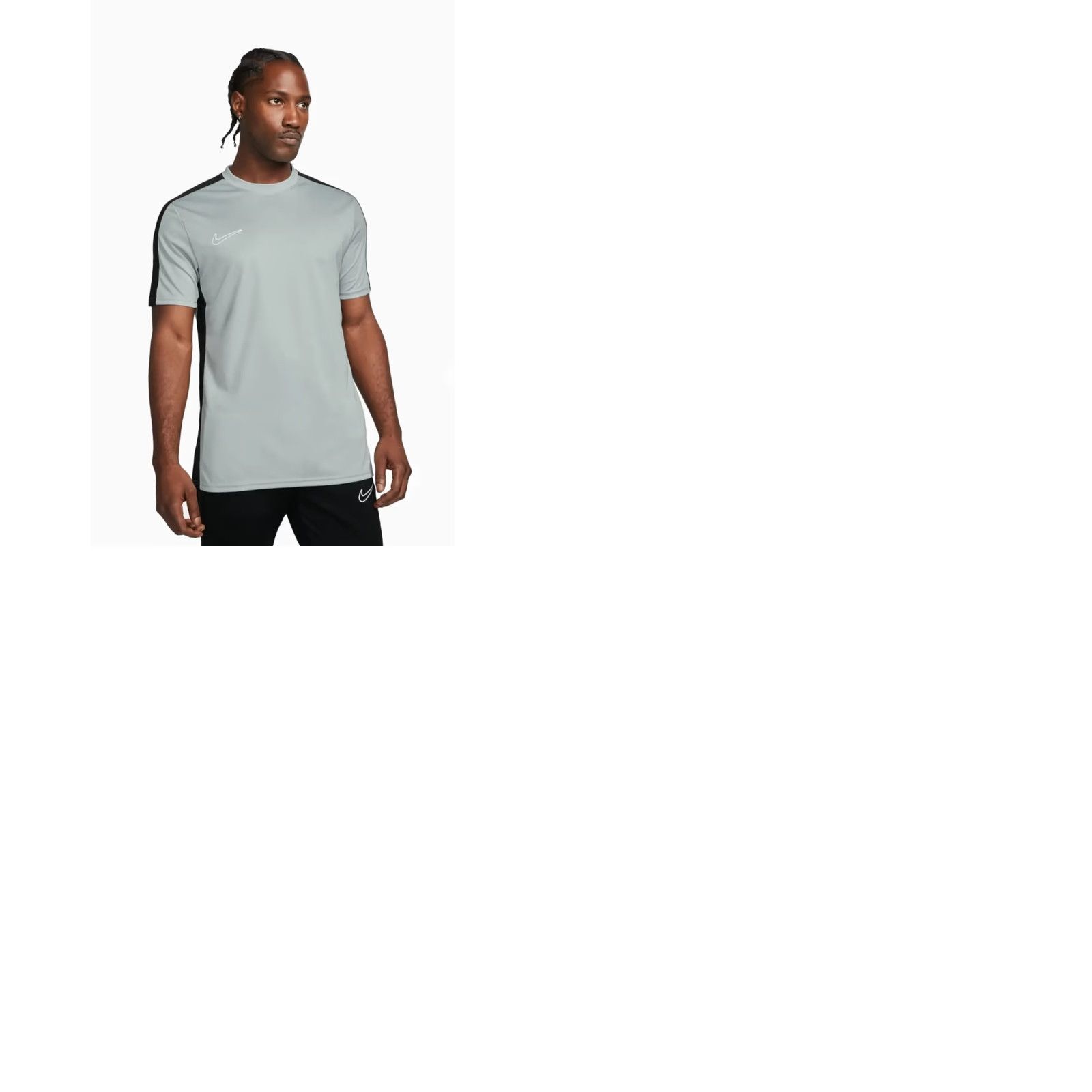 Nike NIKE ACADEMY DRI-FIT ORIGINAL 2023 MEN FOOTBALL SHIRT JERSEY XXXL GRAY AND BLACK Crew Neck Short Sleeve Diagonal Football Nike Dri-FIT Mens XXXL Size US XXL / EU 58 / 5 - 9 Thumbnail