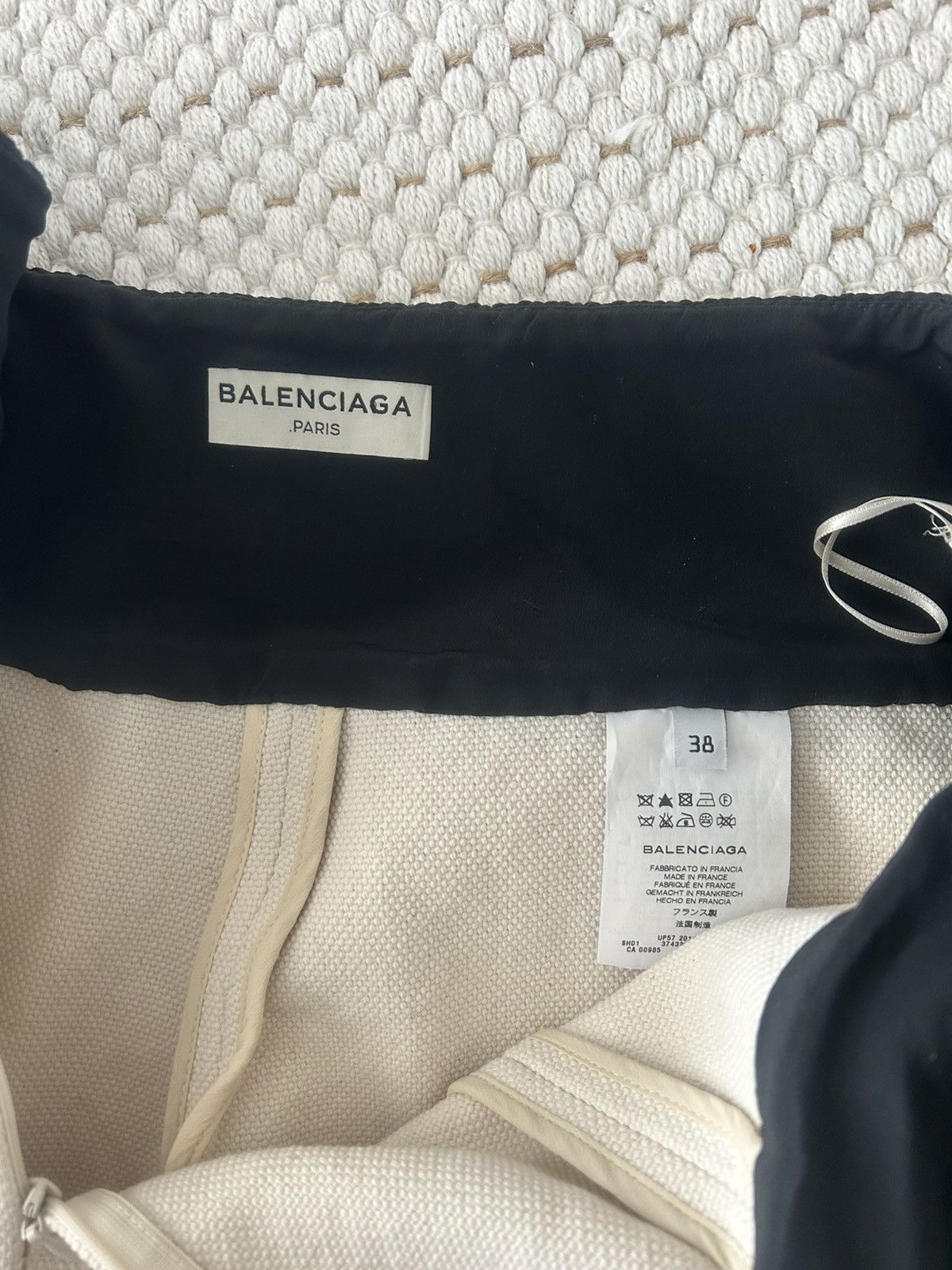 Balenciaga RARE Balenciaga Canvas Skirt Size 27" / US 4 / IT 40 - 2 Thumbnail