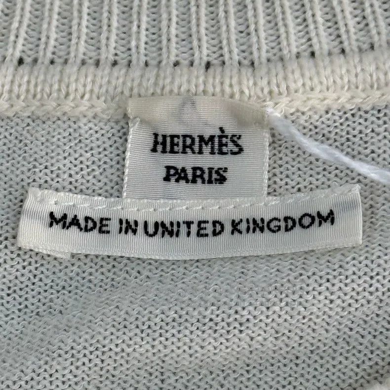 Hermes Hermes Dark Blue and White Striped Pig Nose Cashmere Sweat Size S / US 4 / IT 40 - 5 Thumbnail