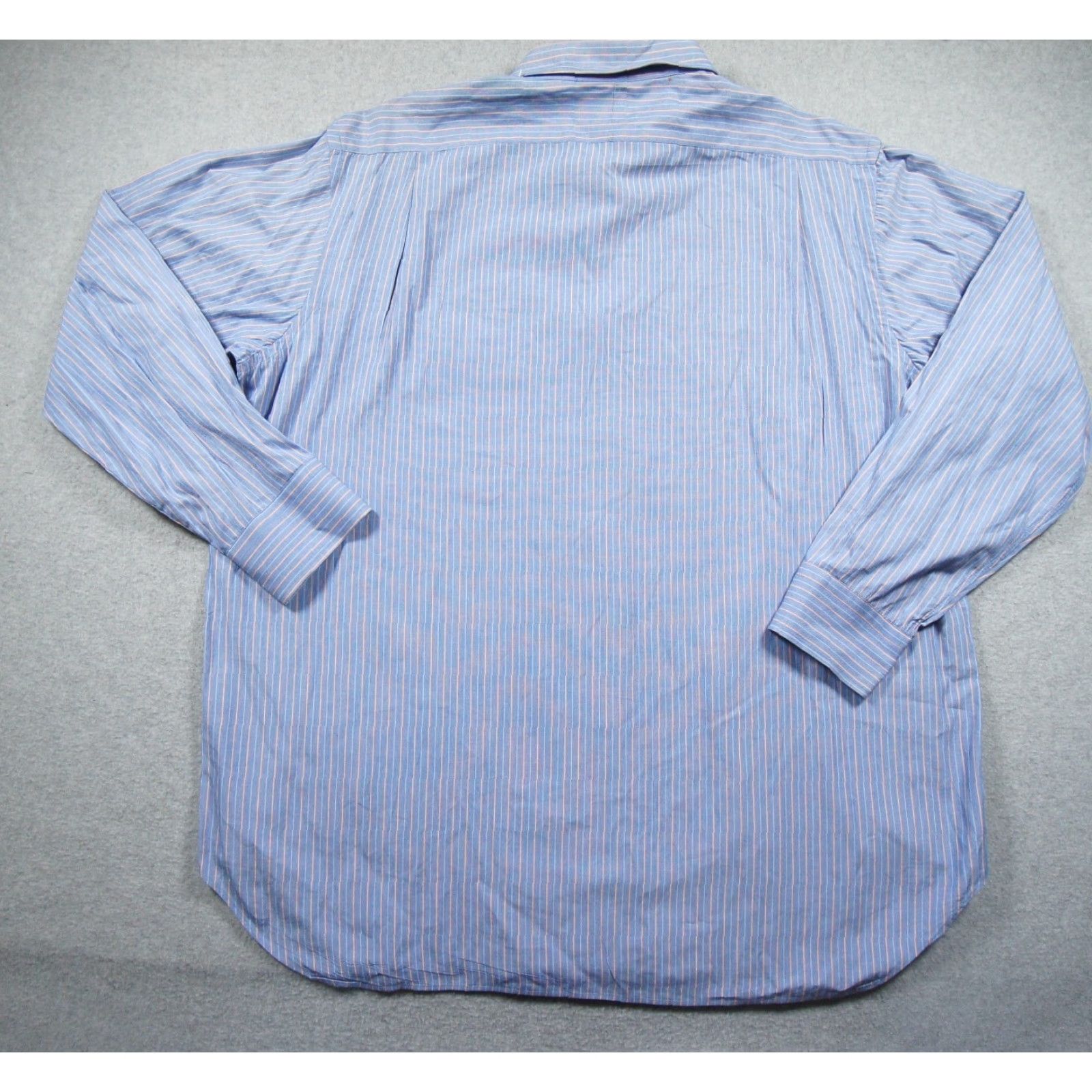 Vintage Gitman Bros Shirt Mens 17.5-34 Blue Button Down Striped Collared Adult Size US S / EU 44-46 / 1 - 4 Thumbnail