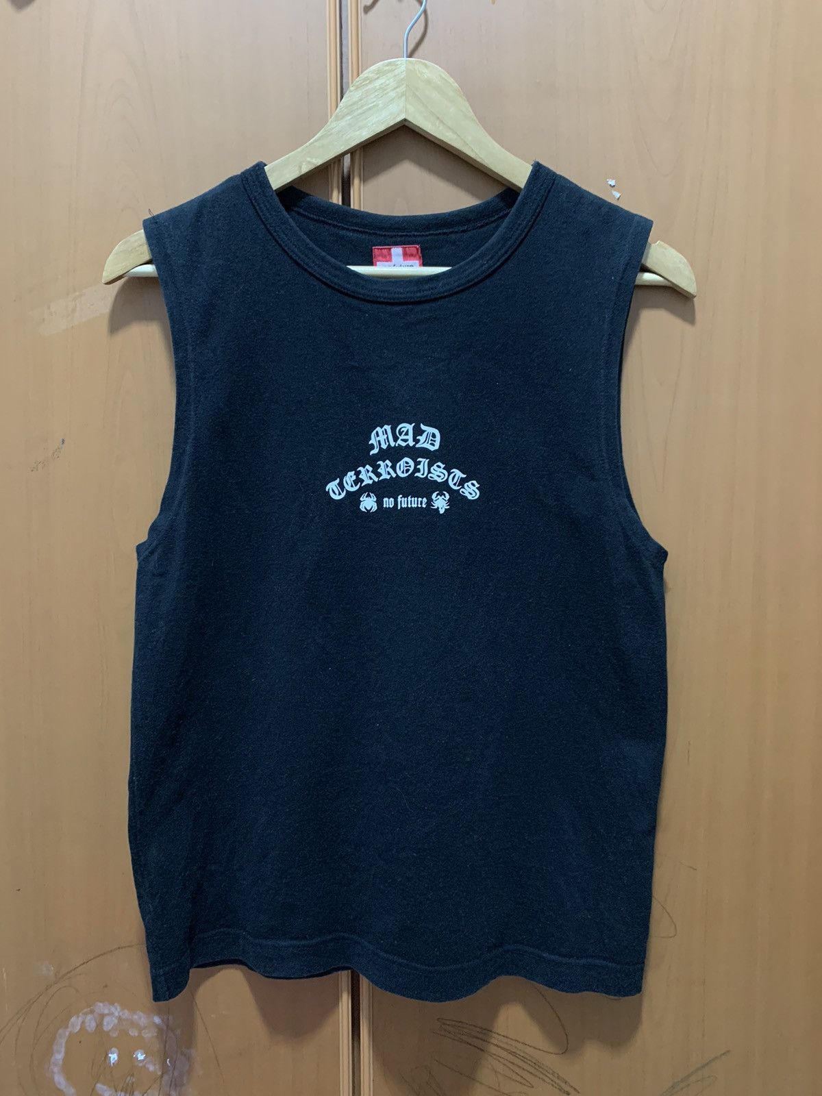 No Future 🔥🔥🔥Anarchy No Future Mad Terrorist Gothic Sleeveless Tees Size US M / EU 48-50 / 2 - 2 Thumbnail