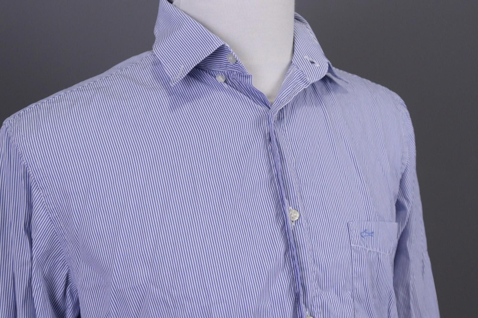 Paul & Shark Paul & Shark Yachting Blue Pinstripe Shirt Size 42 Size US M / EU 48-50 / 2 - 7 Thumbnail