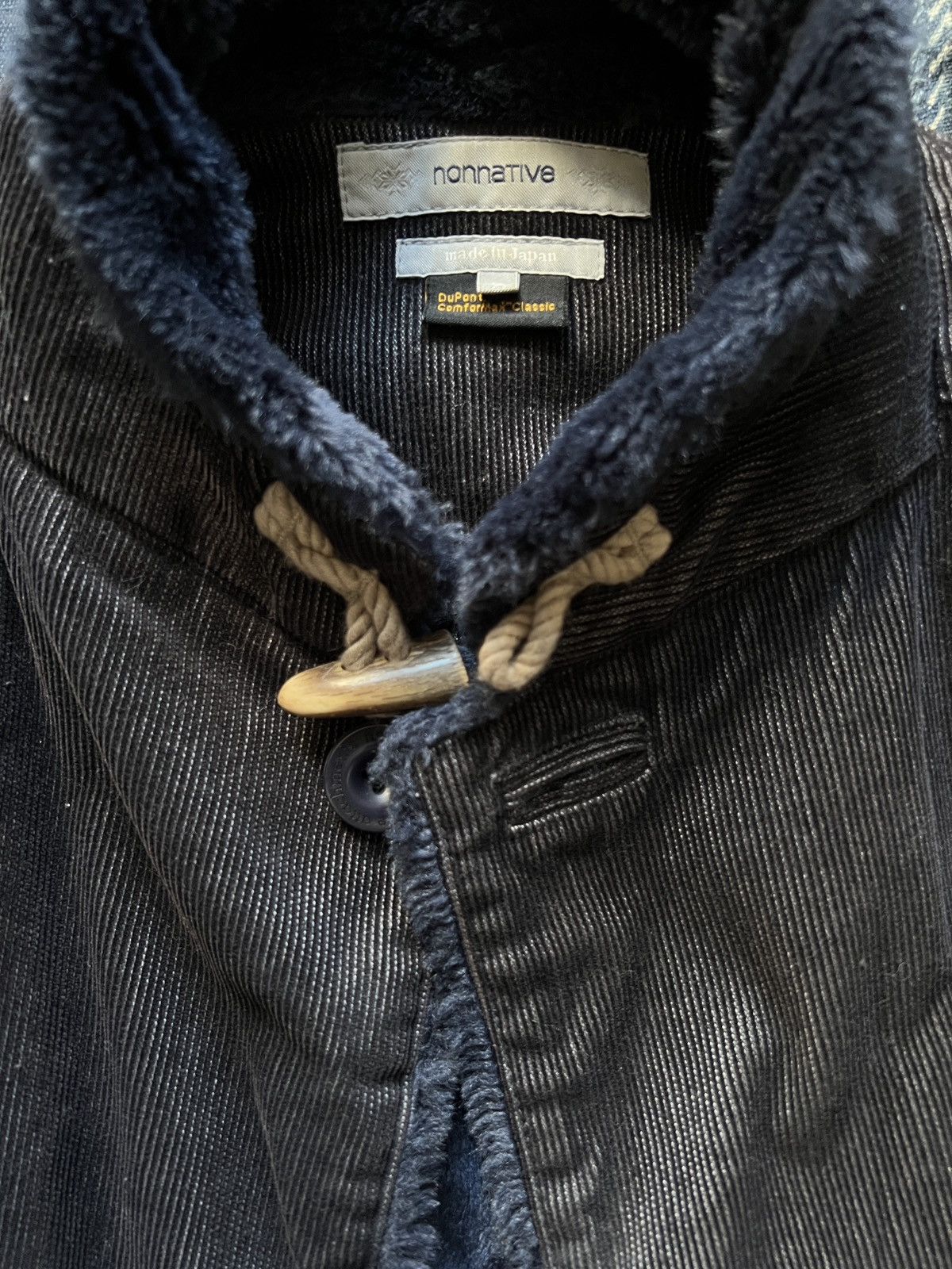 Nonnative × Undercover Nonnative Aizome Hand Dyed Corduroy Fur Coat Size US M / EU 48-50 / 2 - 6 Thumbnail