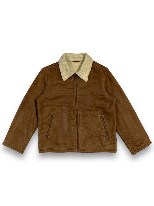 Uniqlo suede hot sale jacket