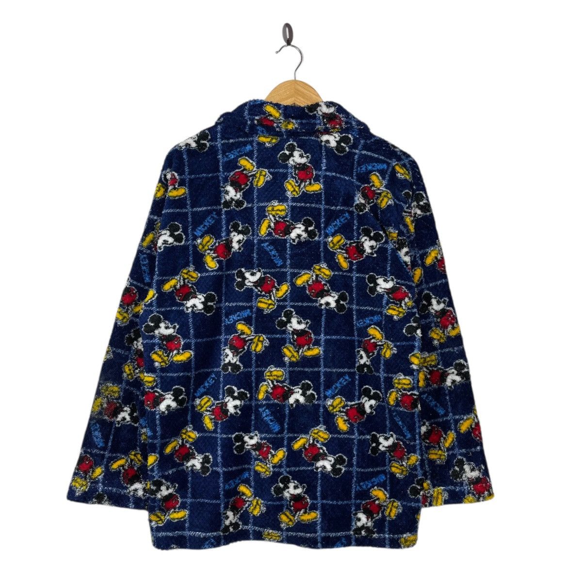 Disney Vintage Disney Mickey Mouse Fleece Jacket All Over Print Size US L / EU 52-54 / 3 - 4 Thumbnail