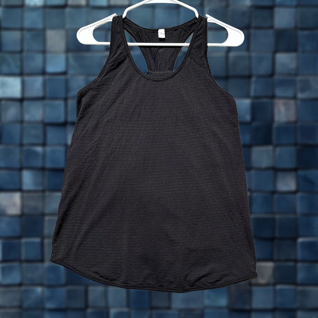 Lululemon Lululemon Essential Tank Womens 6 Black Twist Back Performance Stretch Tank Top Sleeveless Racerback Scoop Neck Activewear Yoga Mens Womens Size M / US 6-8 / IT 42-44 - 1 Thumbnail
