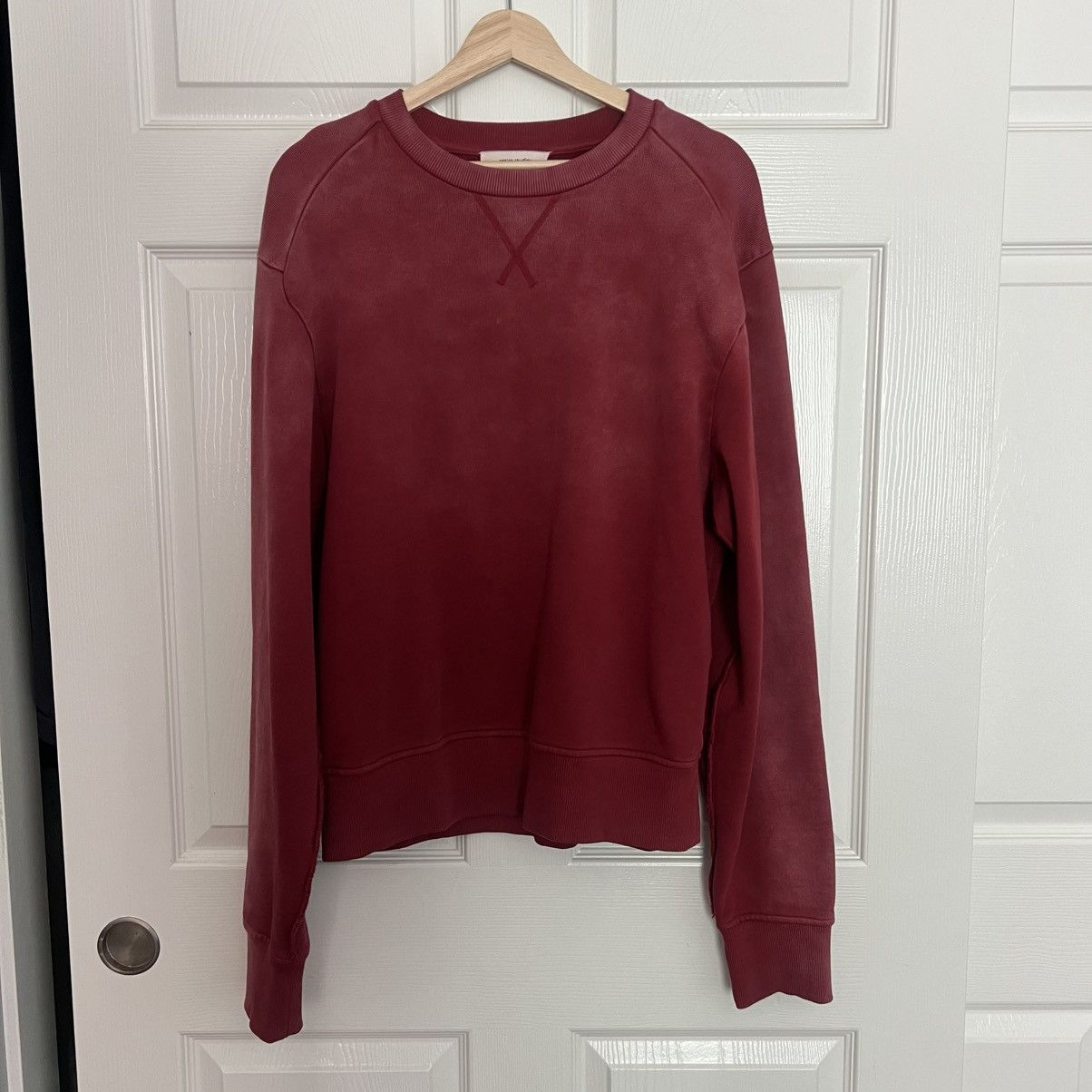 Entire Studios RARE ENTIRE STUDIOS Sunfaded Red Crewneck 1 of 1 Sample Size US M / EU 48-50 / 2 - 2 Thumbnail