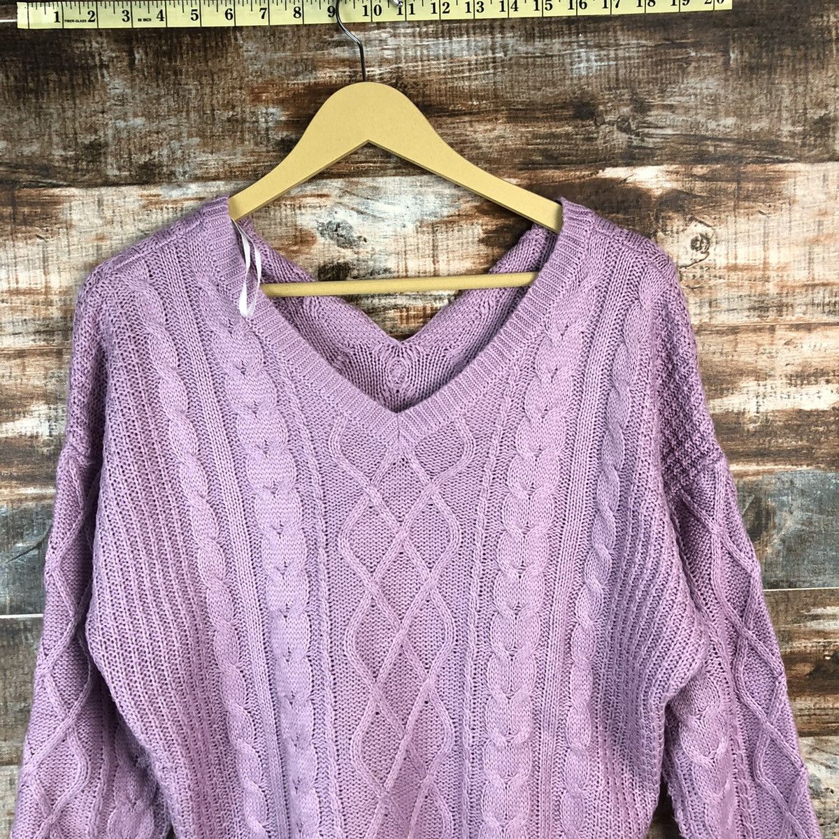 Homespun Knitwear Oversized Ingni Pink Knitwear #A960 Size M / US 6-8 / IT 42-44 - 5 Thumbnail