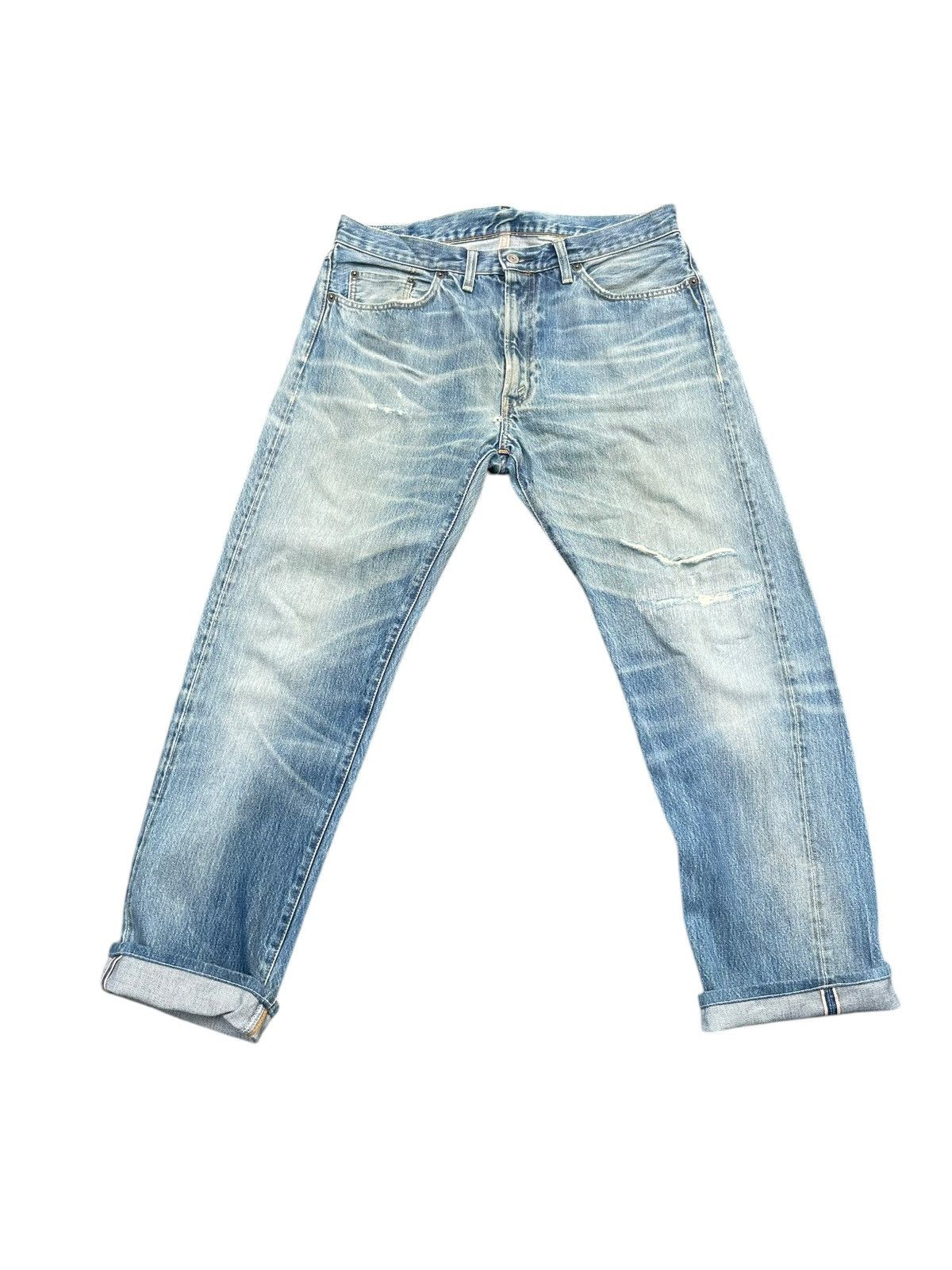 Levi's Vintage 90’s Levi’s Lot 501Z E Selvedge Distresed Size US 34 / EU 50 - 1 Thumbnail