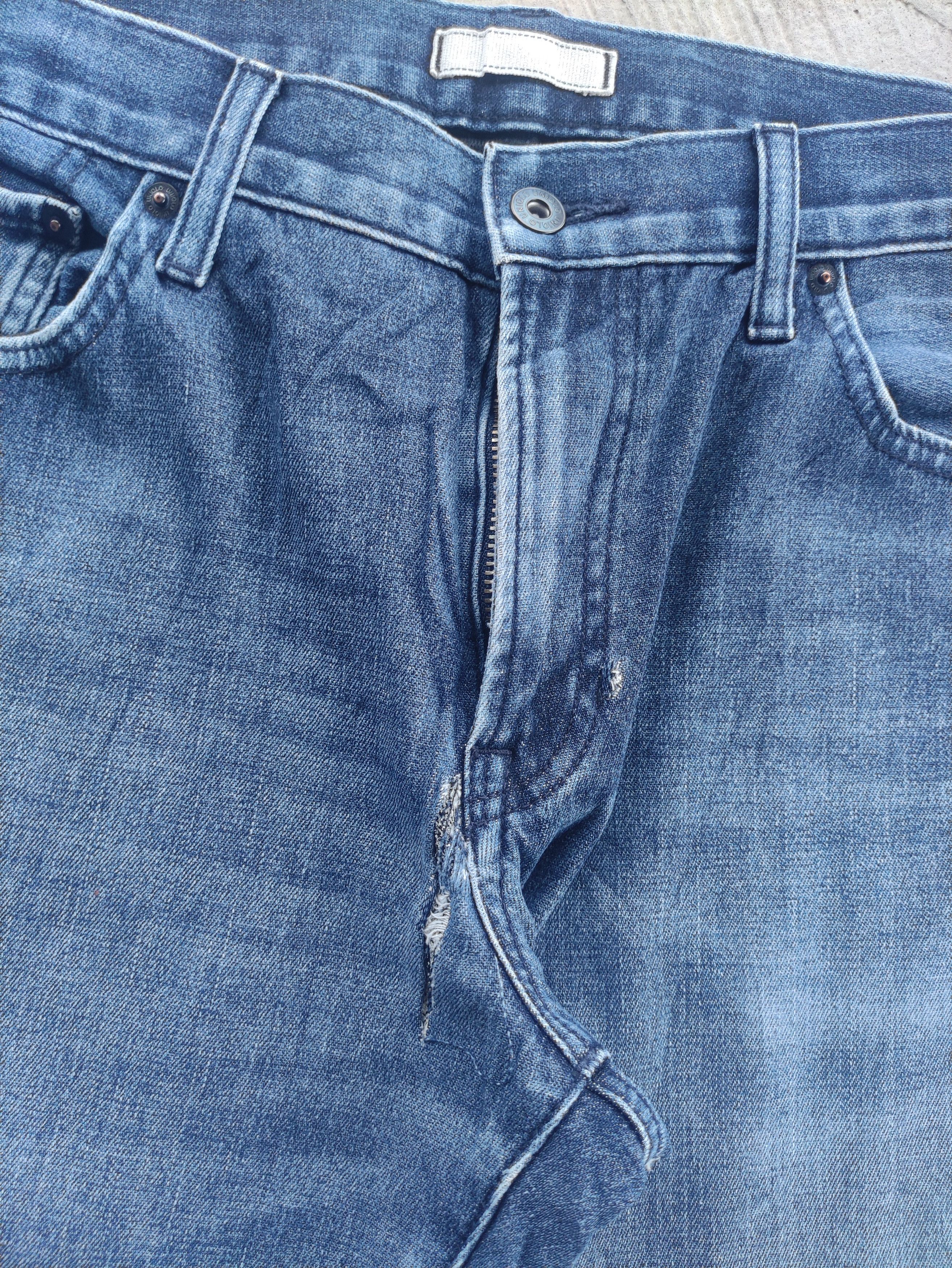 Japanese Brand Vintage Japanese Denim Distressed Faded Jeans Size US 35 - 5 Thumbnail