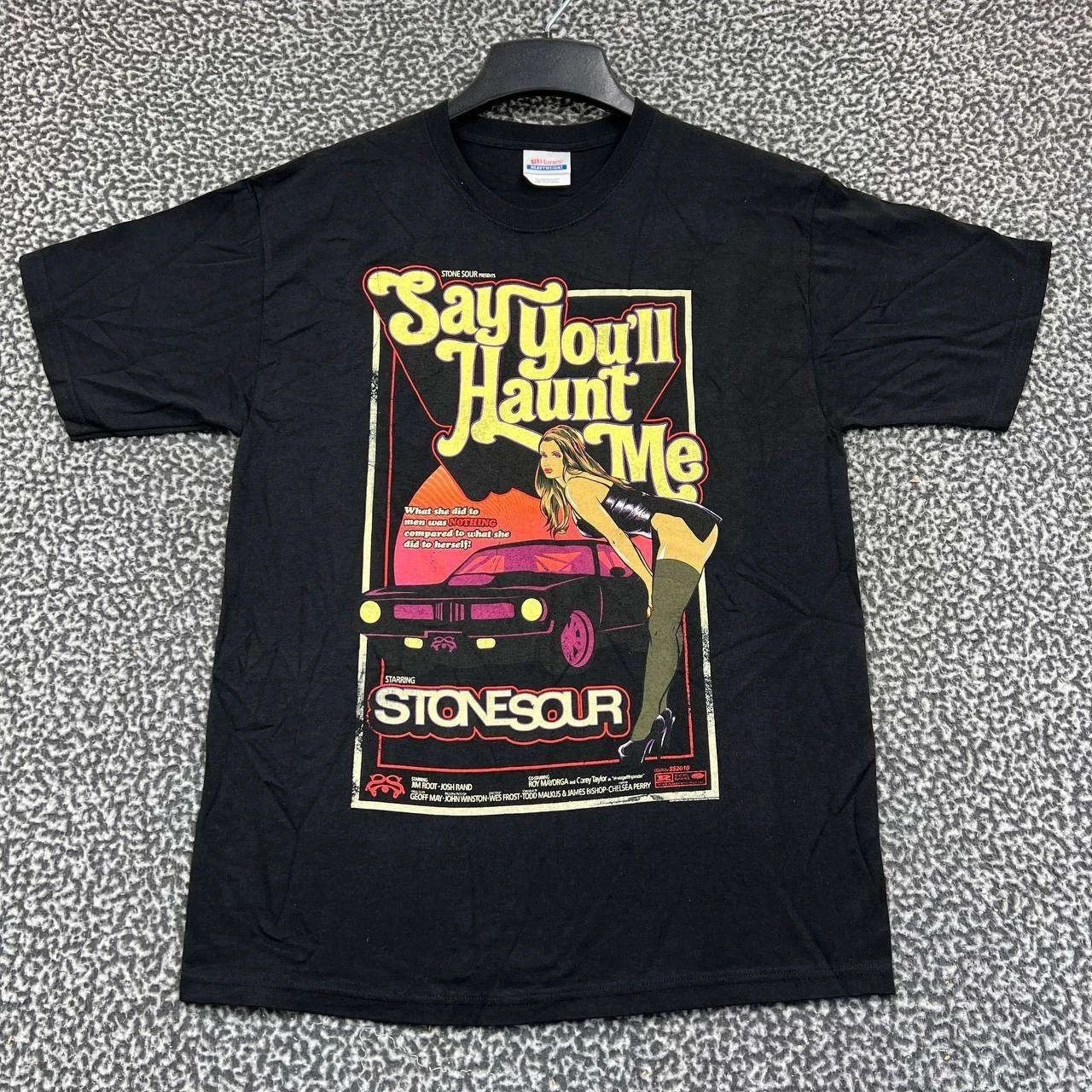 Hanes Vintage Stone Sour Shirt Men M Short Sleeve Deadstock New Size US M / EU 48-50 / 2 - 1 Thumbnail
