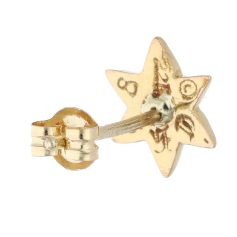 Chrome Hearts Chrome Hearts Diamond 22K Gold Star Earring Size ONE SIZE - 2 Thumbnail