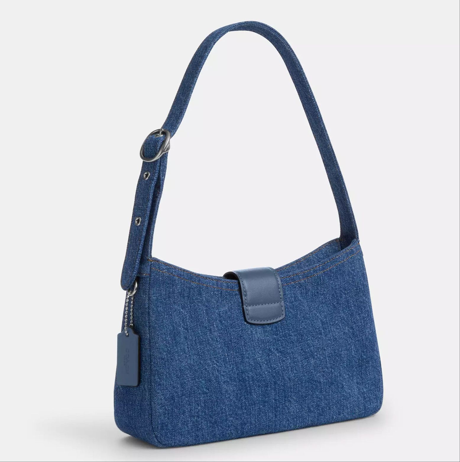 Coach Eliza Shoulder Bag In Signature Denim CAK45 Size ONE SIZE - 6 Thumbnail