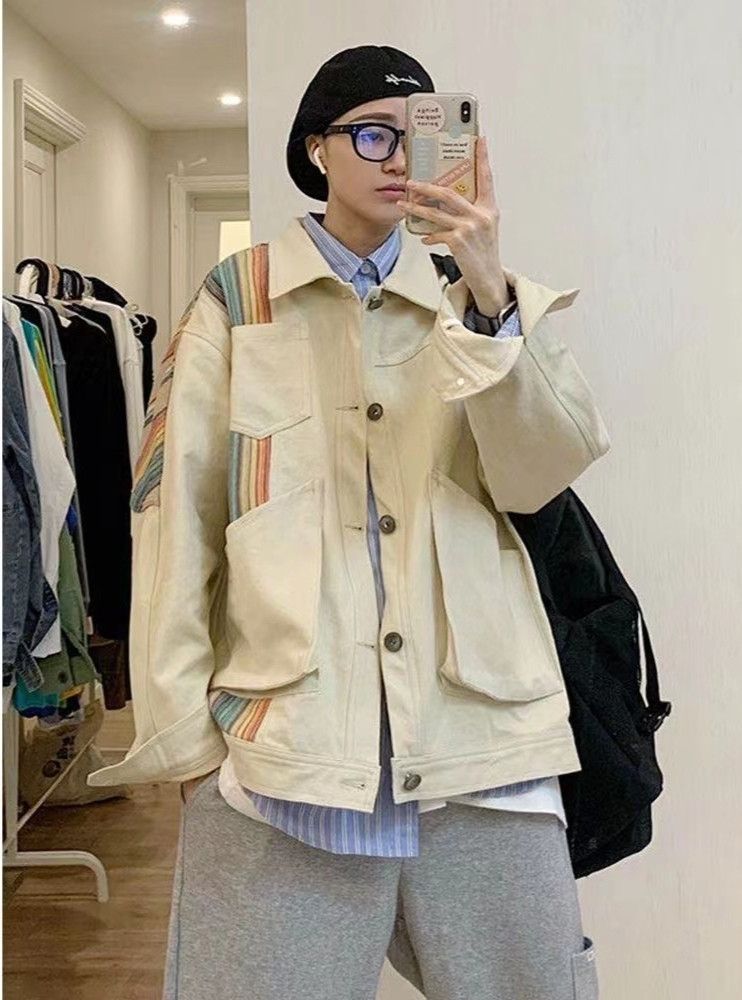 Japanese Brand Japanese Vintage Patchwork Jacket Size US S / EU 44-46 / 1 - 6 Thumbnail