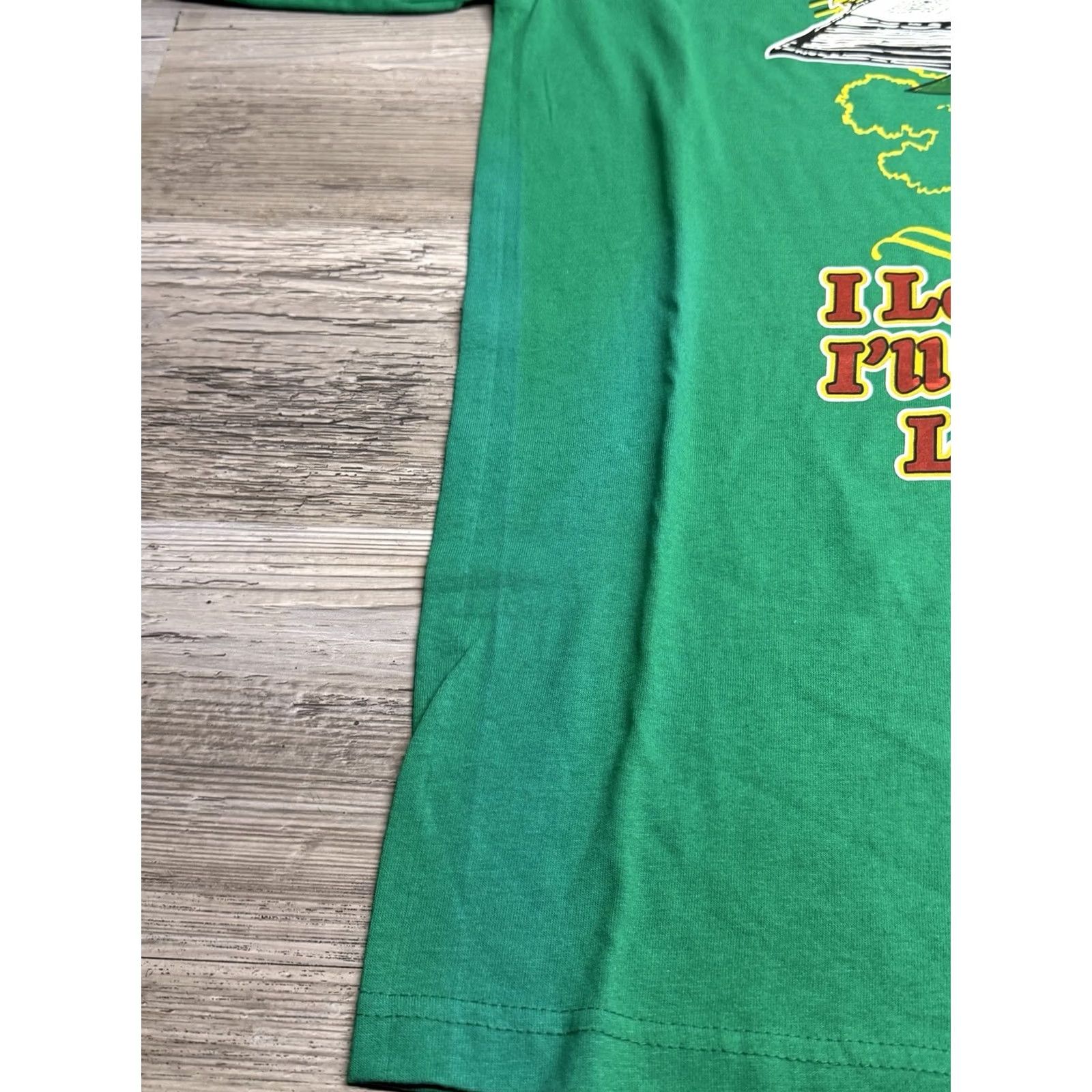 Vintage Vintage Uptown Tees T-Shirt Jesus Faith Green XL Men Crew Neck Short Sleeve I Love You Man Share My Light Graphic Print Summer All Seasons Womens Mens Size US XL / EU 56 / 4 - 4 Thumbnail