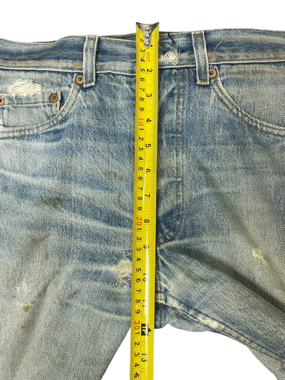 Levi's Vintage Levi’s 501 XX Distressed Jeans Straight Cut Size US 29 - 17 Thumbnail
