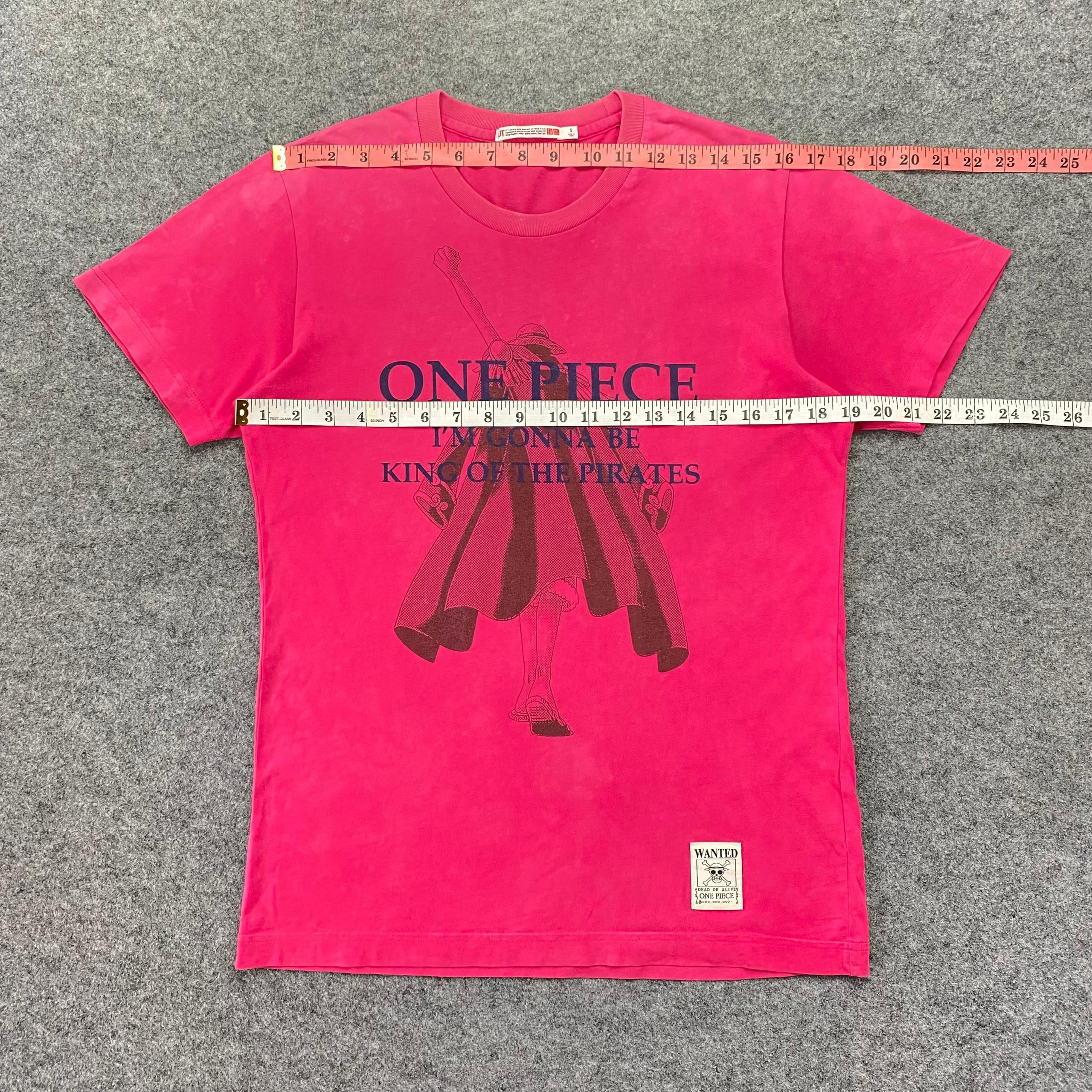 One Piece Vintage One Piece Wanted Anime Tshirt Size US M / EU 48-50 / 2 - 5 Thumbnail