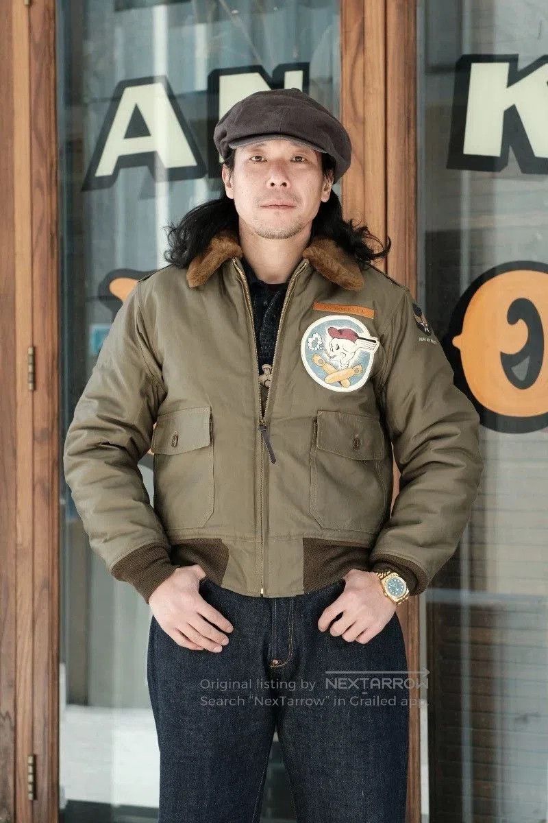 Buzz Rickson's Buzz Rickson's B10 Alpaca Flight Jacket. Size US XXS / EU 40 - 3 Thumbnail