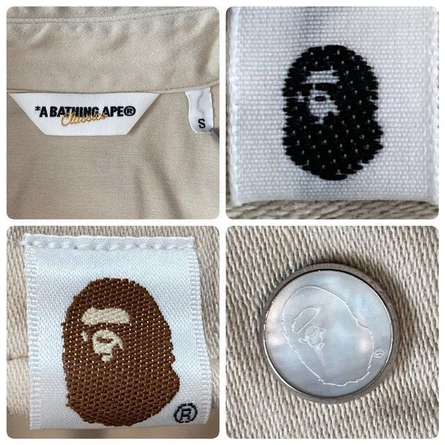 Bape BAPE Champion Embroidered Long Sleeve Shirt a bathing ape Size US S / EU 44-46 / 1 - 8 Thumbnail