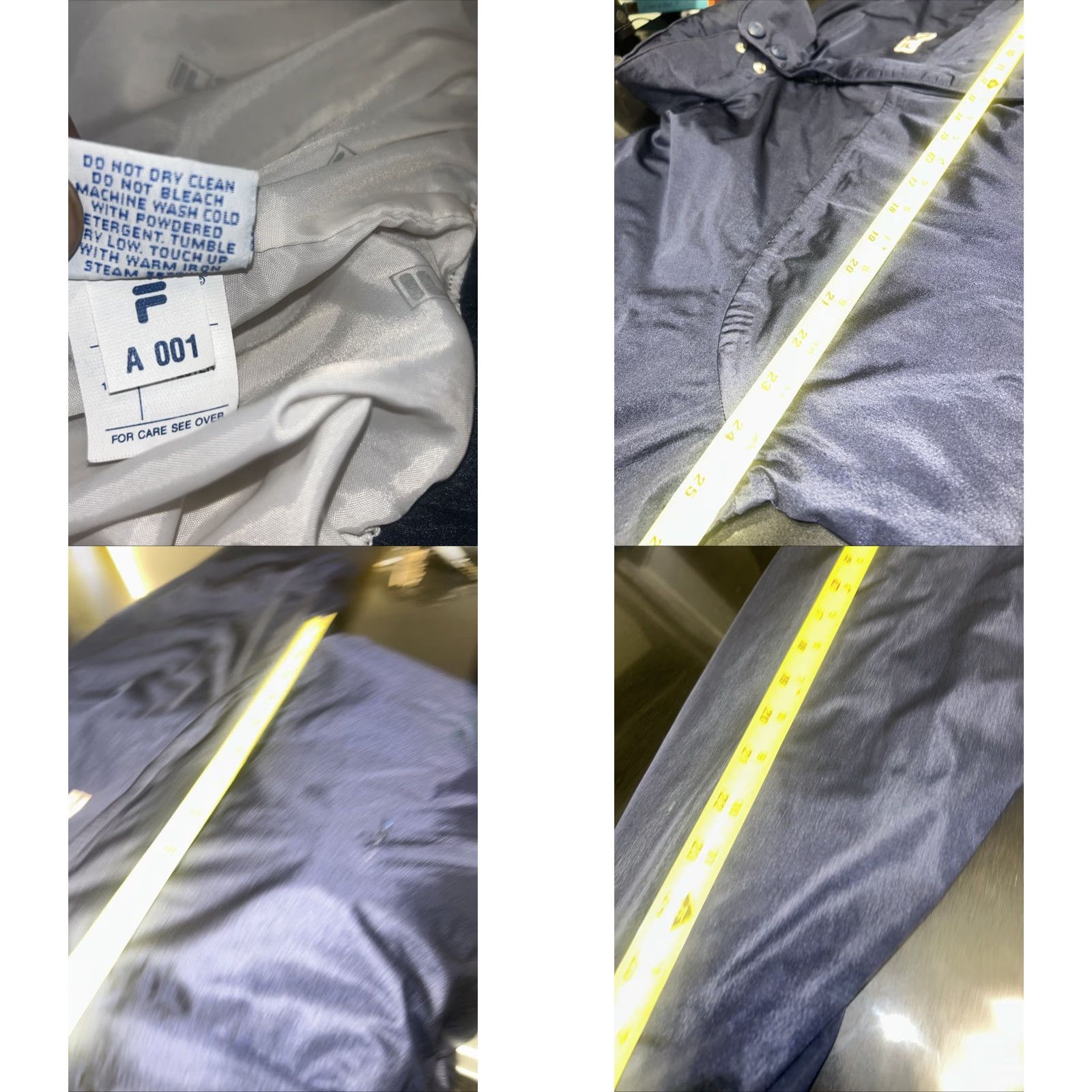 Fila VINTAGE FILA Italia GORE-TEX Unisex Jacket Parka Hooded 80s Blue USA Made 2 Piece Multi Purpose Logo L Adult Mens Womens (adjust if applicable) Size 42R - 8 Thumbnail