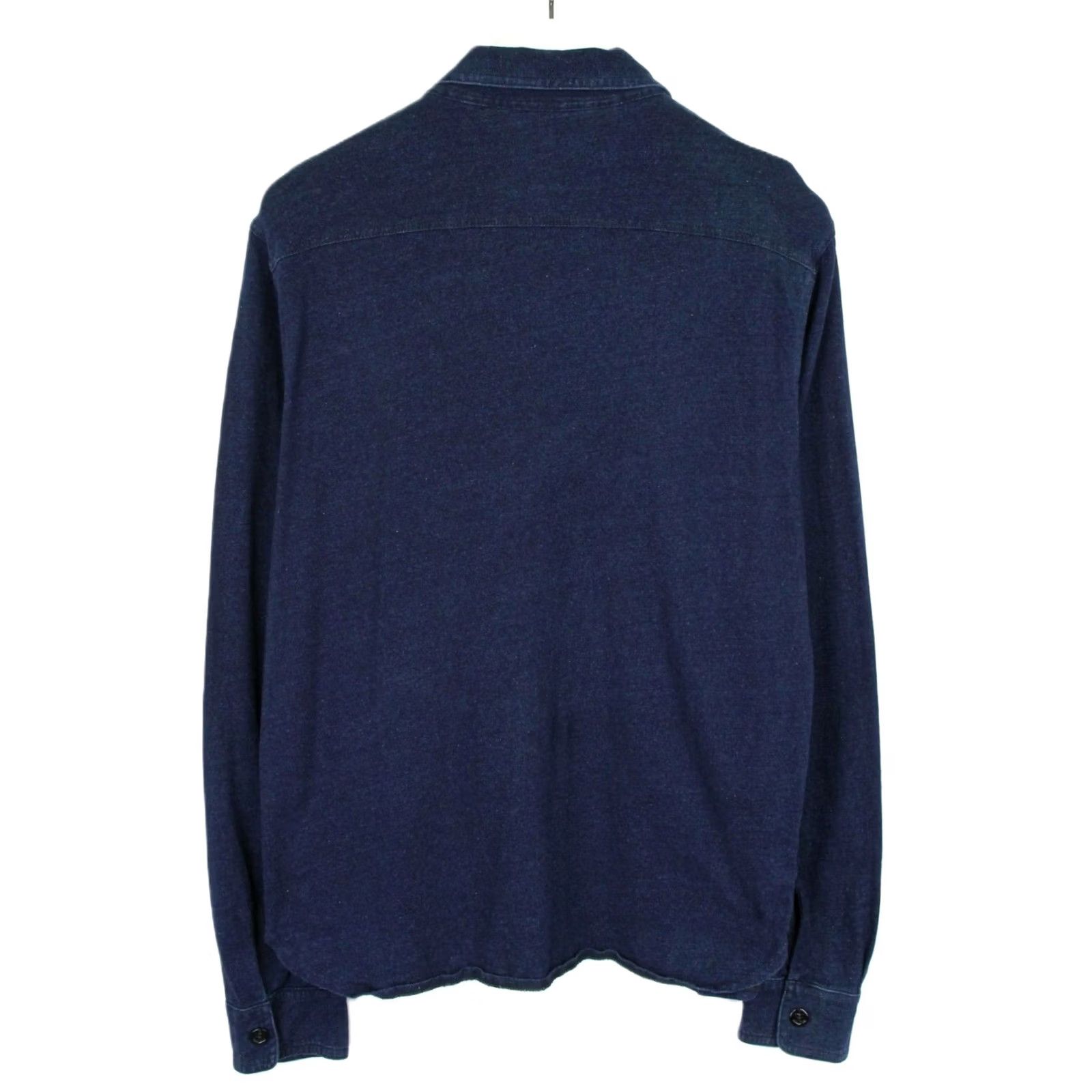 J.Crew J.CREW Indigo Shirt Men's SMALL Half Button Pullover Collared Pockets Size US S / EU 44-46 / 1 - 2 Thumbnail