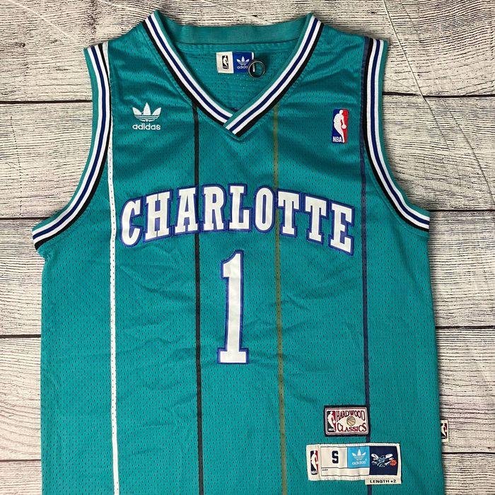 muggsy bogues charlotte hornets jersey