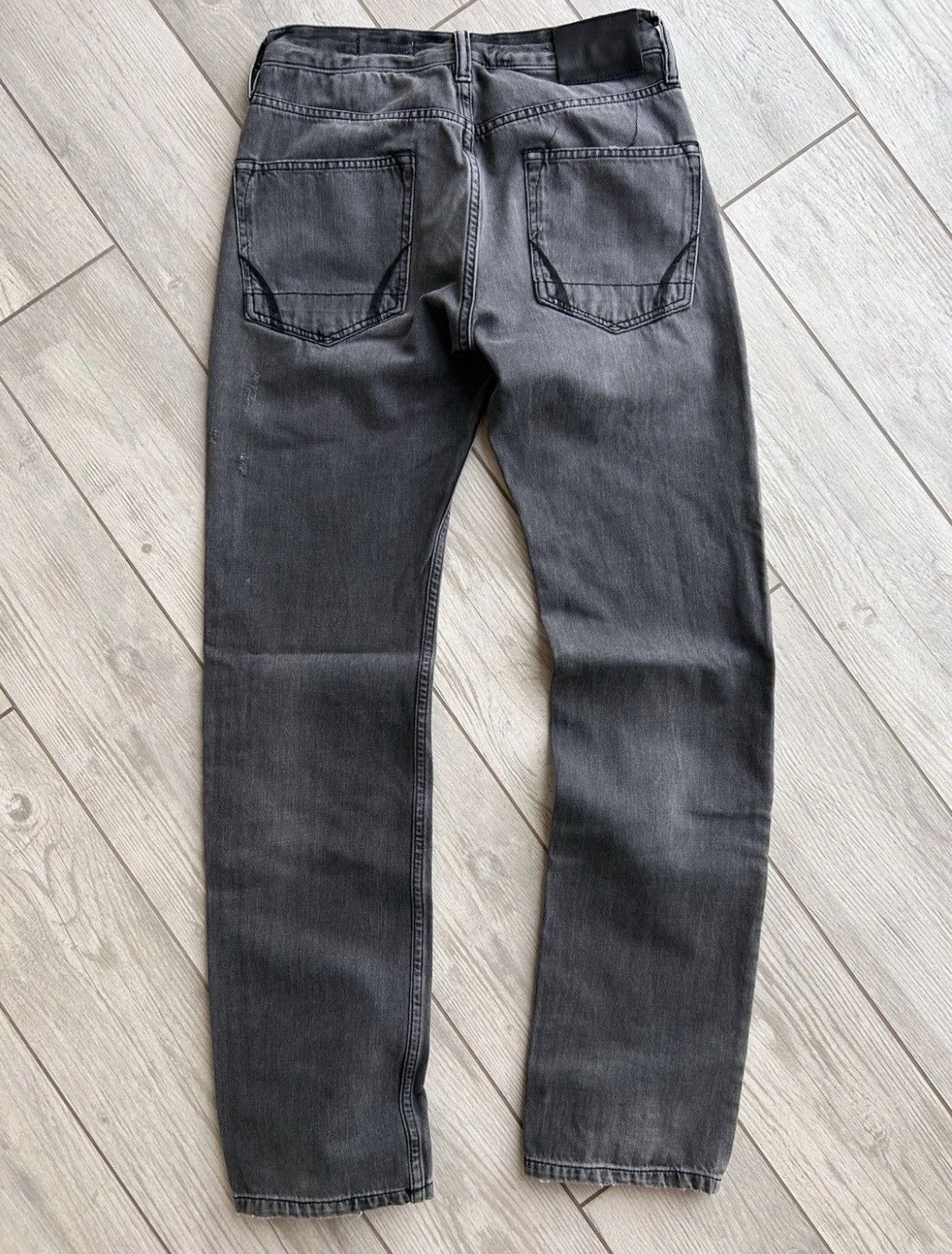 Allsaints Allsaints Cigarette Jeans Black Gray Slim Fit Men’s 28x30 Size US 28 / EU 44 - 7 Thumbnail