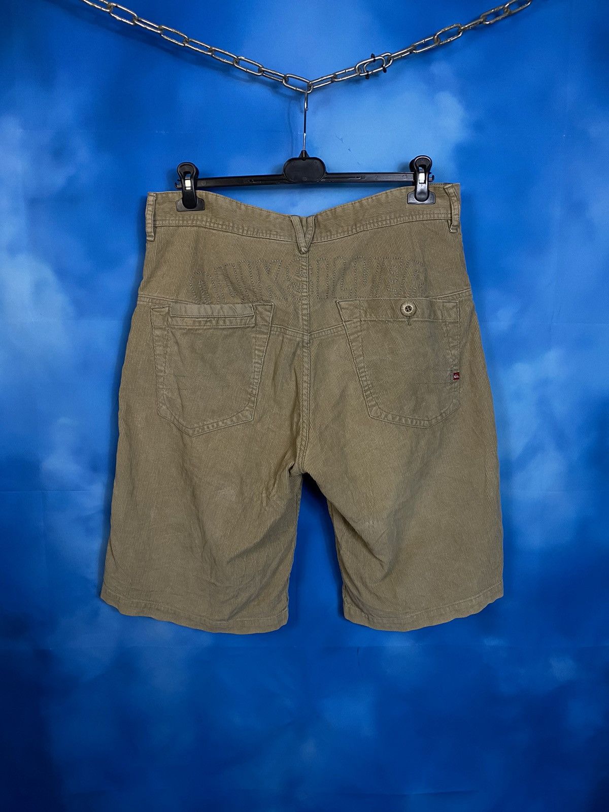 Quiksilver × Vintage Quicksilver rap bunny vintage shorts big logo velour Size US 33 - 2 Thumbnail
