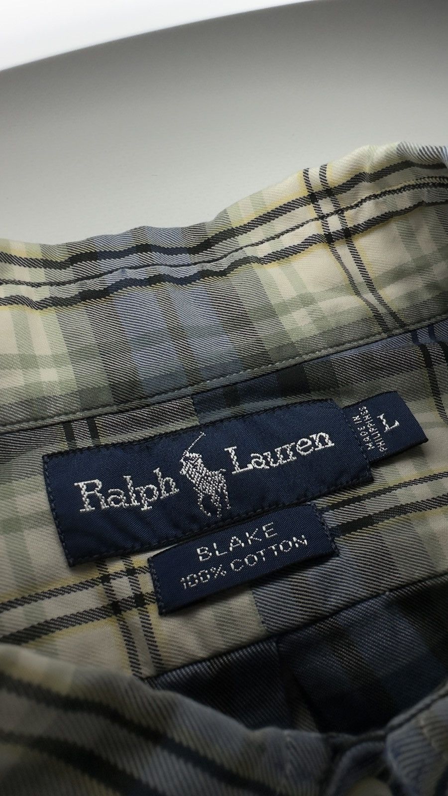 Polo Ralph Lauren Polo Ralph Lauren Men’s Plaid Shirt – Size L Size US L / EU 52-54 / 3 - 5 Thumbnail