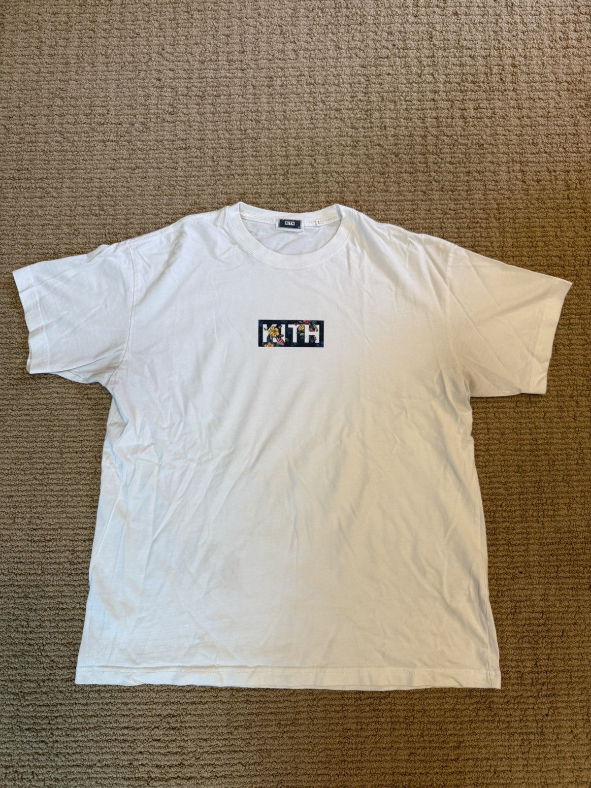 Kith Kith Floral Box Logo Tee | Grailed