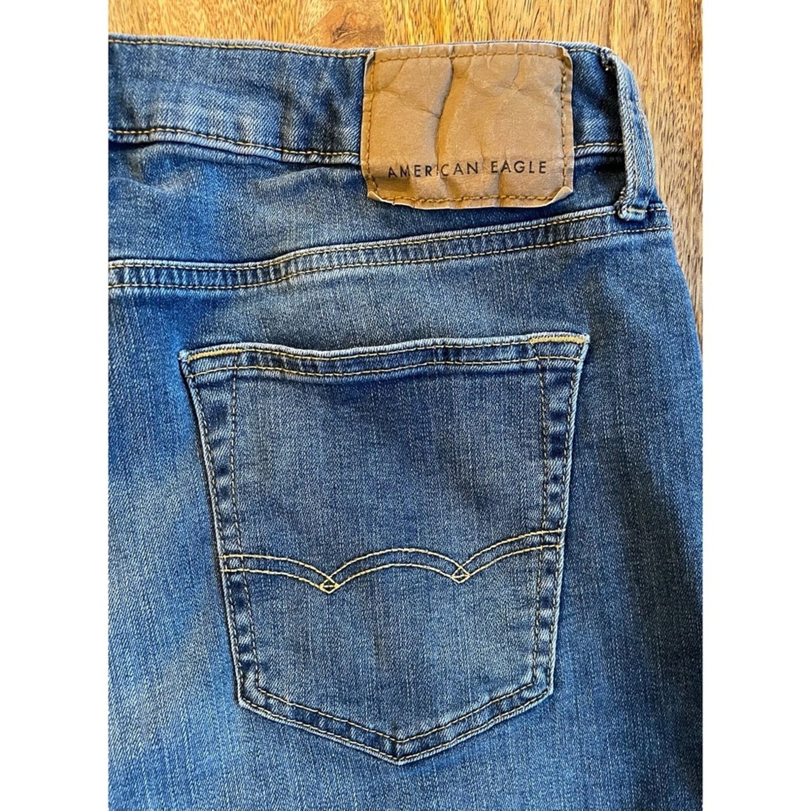 American Eagle Outfitters AE Flex Slim Fit Jean 30x30 Size US 30 / EU 46 - 6 Thumbnail