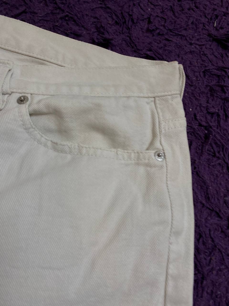 Diesel Diesel logo Vintage white denim Shorts Y2K made in Italy Size US 32 / EU 48 - 9 Thumbnail