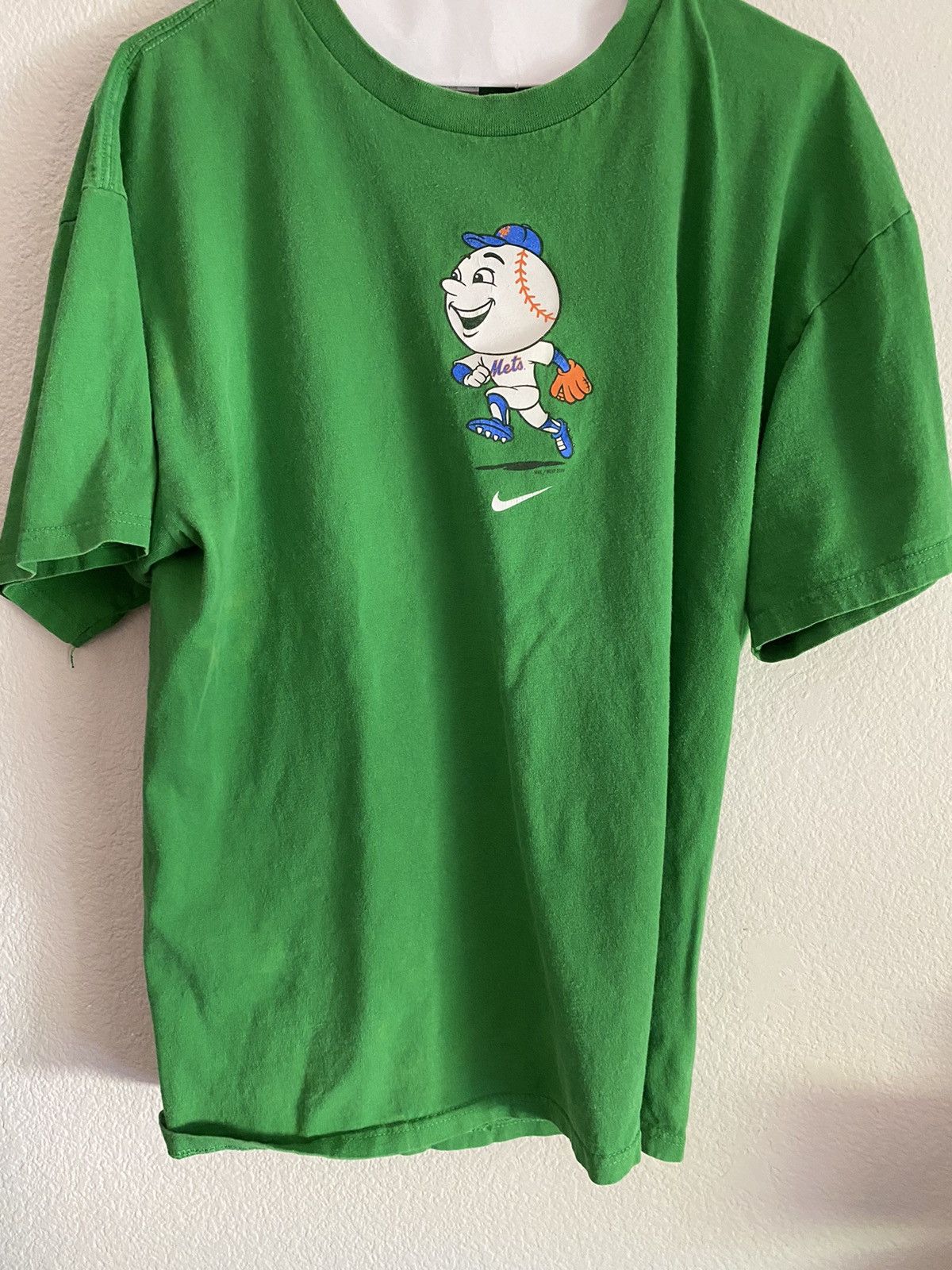 MLB × Nike × Vintage Vintage Nike Mr Met shirt NY Mets MLB Size US L / EU 52-54 / 3 - 1 Thumbnail