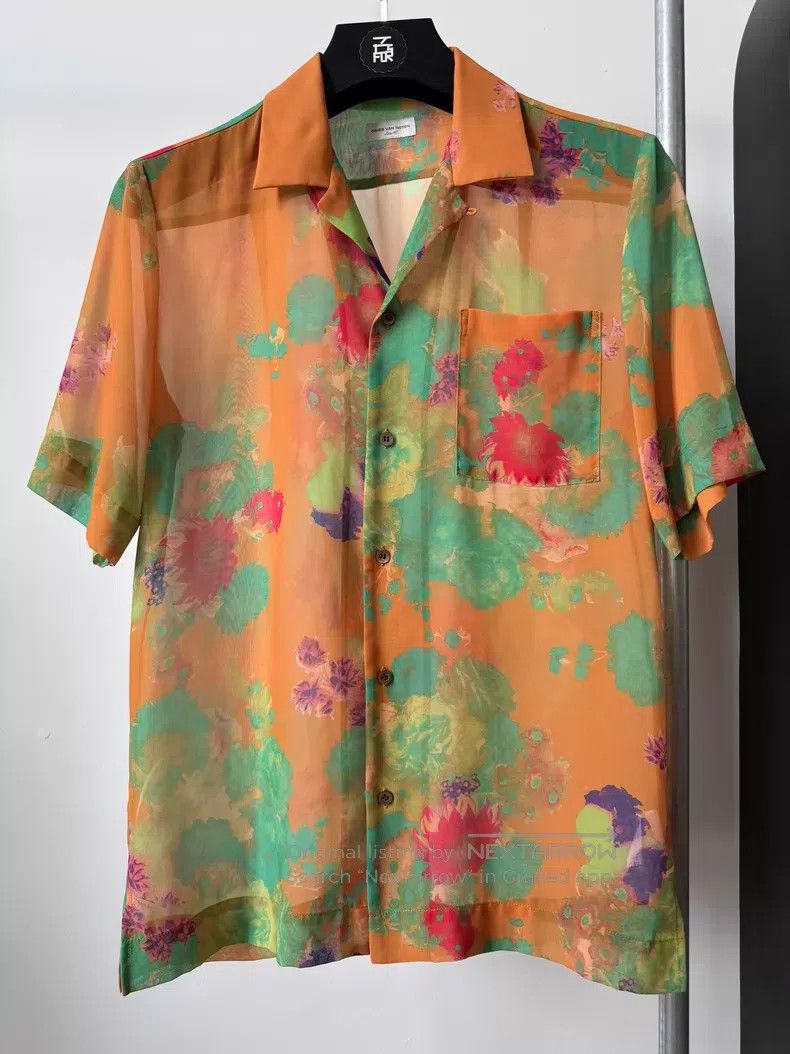 Dries Van Noten Dries Van Noten Floral Shirt Size US S / EU 44-46 / 1 - 2 Thumbnail