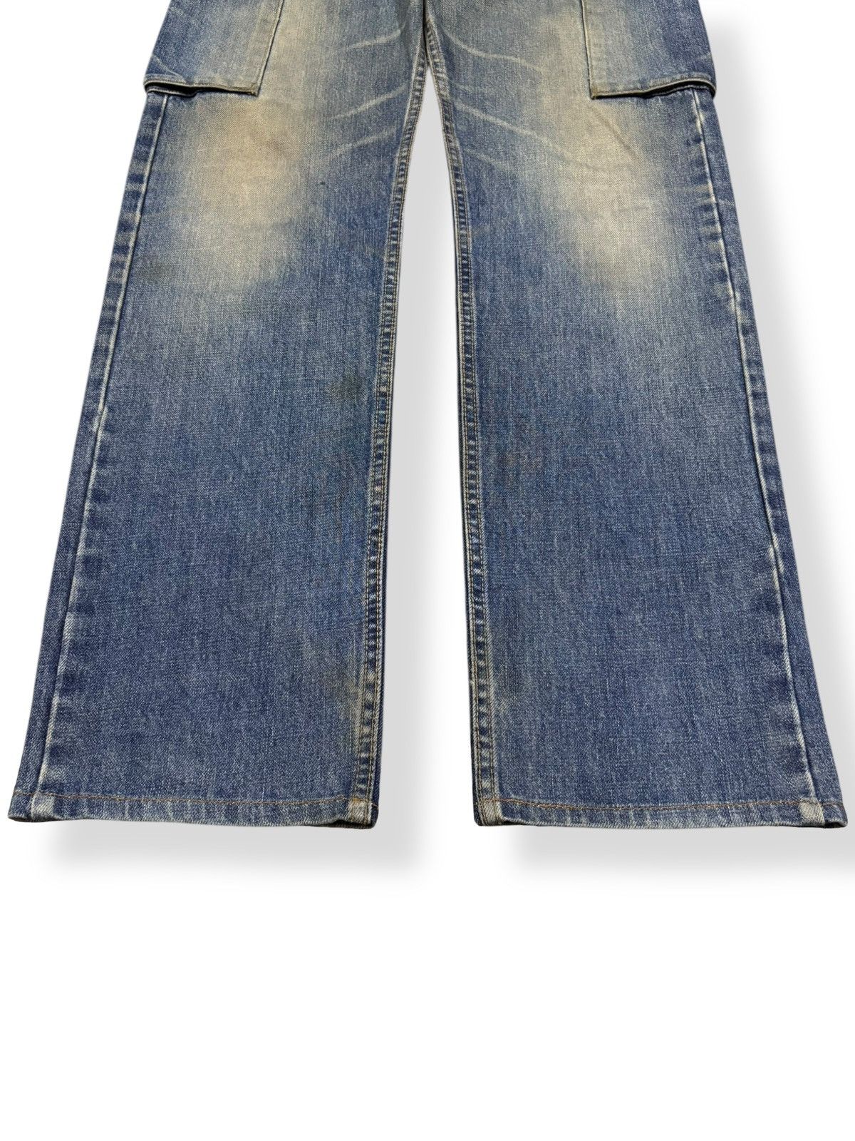 Spellbound Vintage Japanese Brand Spellbound Mud Wash Cargo Jeans Size US 33 - 5 Thumbnail