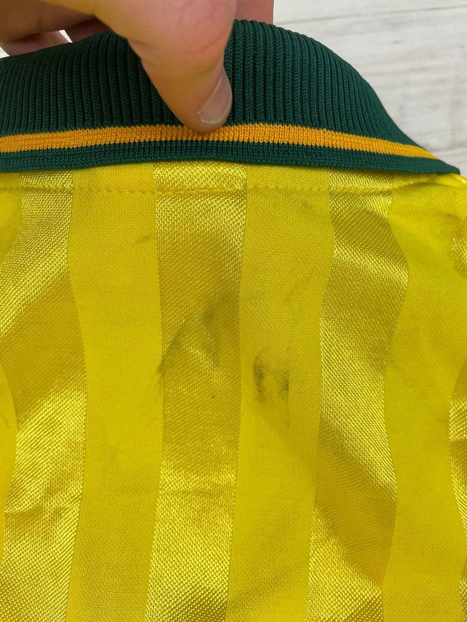 Vintage Vintage Retro Brazil 1994 1996 Home Shirt Soccer Jersey Size US L / EU 52-54 / 3 - 21 Thumbnail
