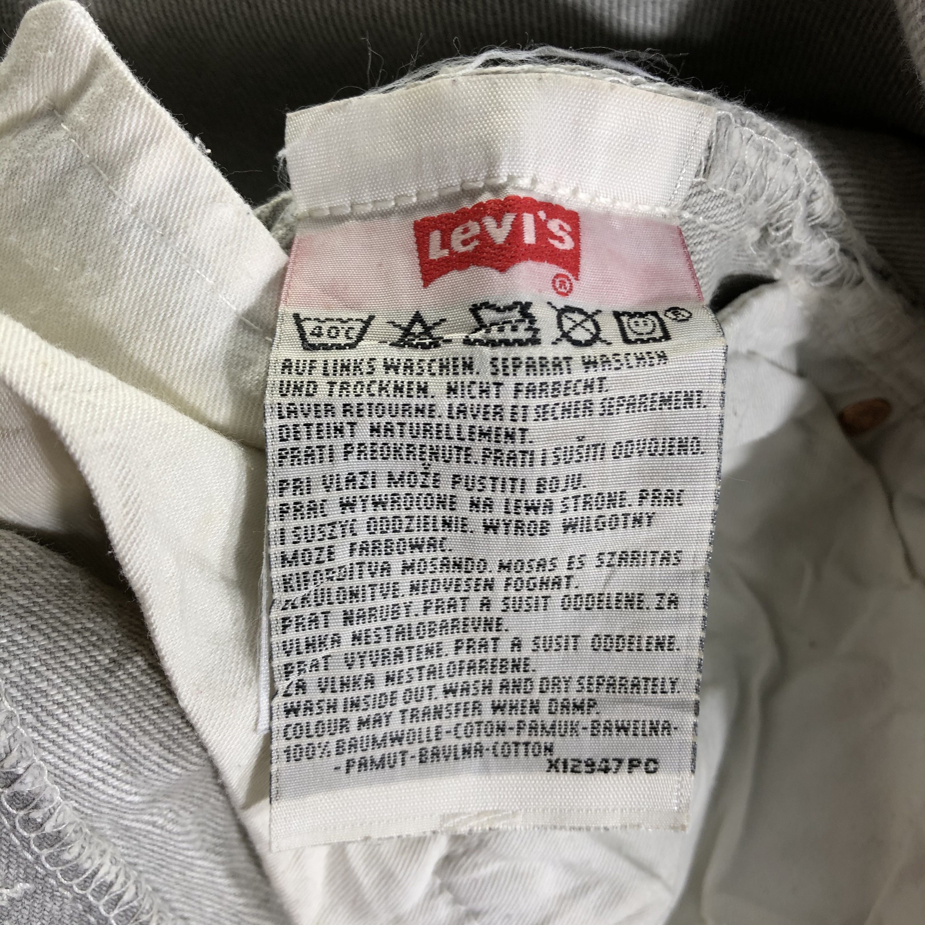 Levi's Vintage Light Wash Levis 501 Jeans-J3926 Size US 30 / EU 46 - 9 Thumbnail