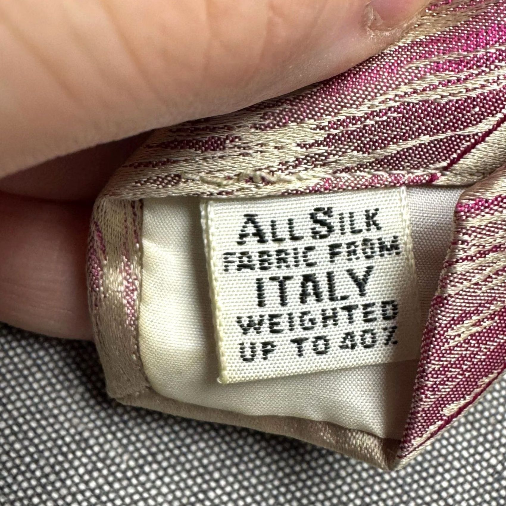 Vintage Vintage Woody's By DAMON Tie White 100% Silk Jacquard One Size Mens Size ONE SIZE - 3 Thumbnail