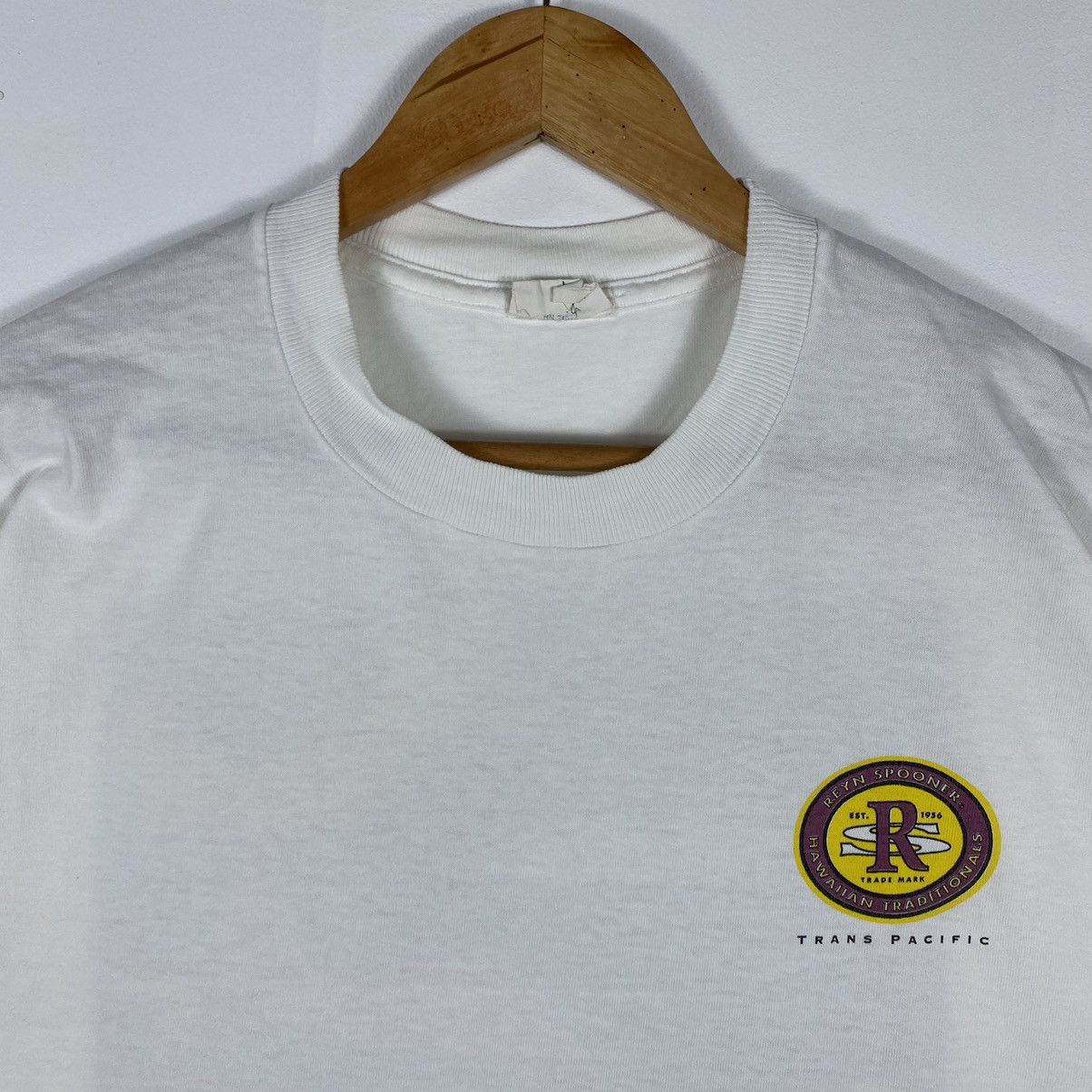 Reyn Spooner × Vintage Vintage 90's REYN SPOONER To The South Seas Hawaiian Tee Size US L / EU 52-54 / 3 - 5 Thumbnail