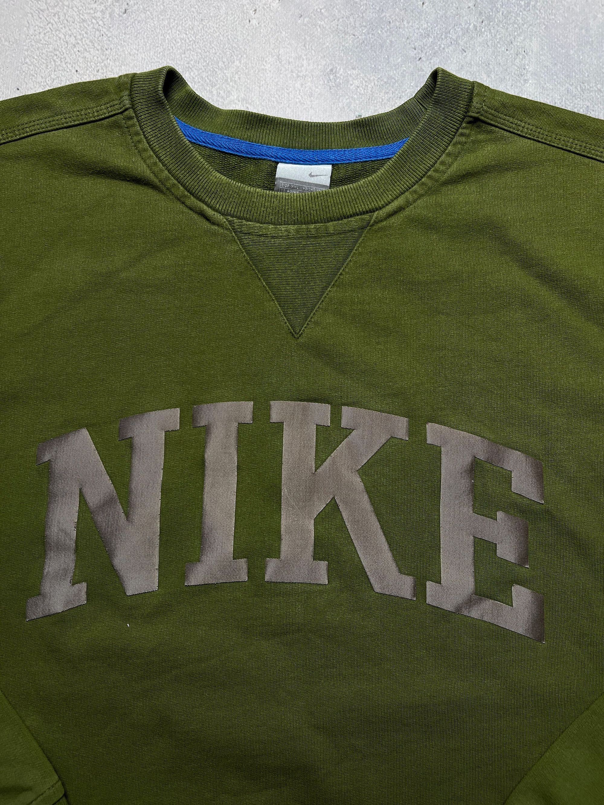 Nike Vintage Crewneck Nike boxy center swoosh y2k fits logo USA Size US XXL / EU 58 / 5 - 2 Thumbnail