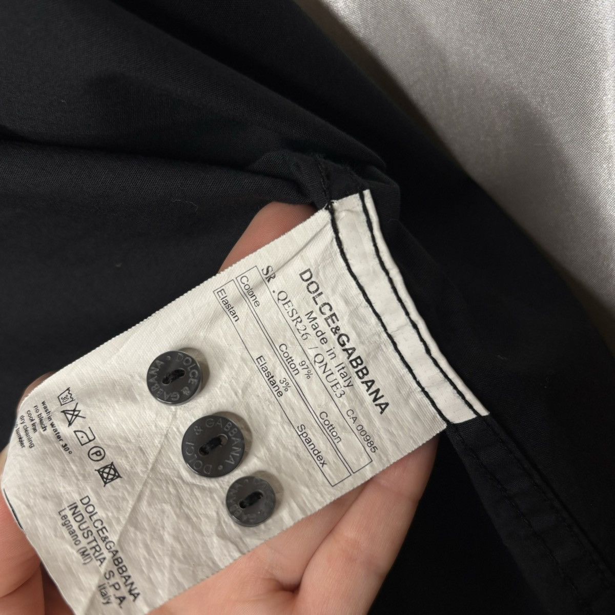 Dolce & Gabbana black long sleeved shirt Dolce & Gabbana basic Logo D&G Size US M / EU 48-50 / 2 - 4 Thumbnail