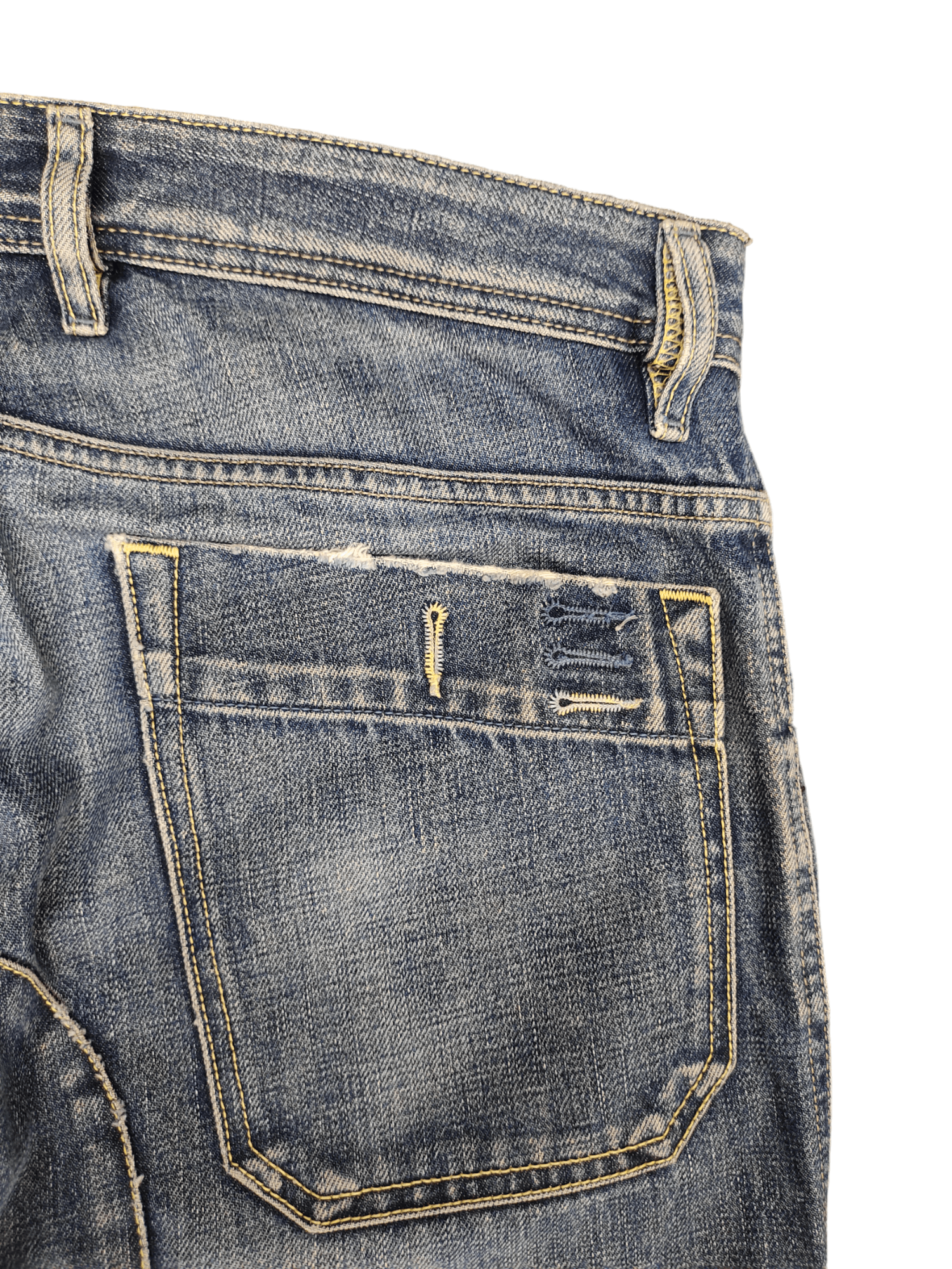 Diesel Wide Leg Jeans Diesel Clawmark Denim Loose Y2k Streetwear Size US 32 / EU 48 - 5 Thumbnail