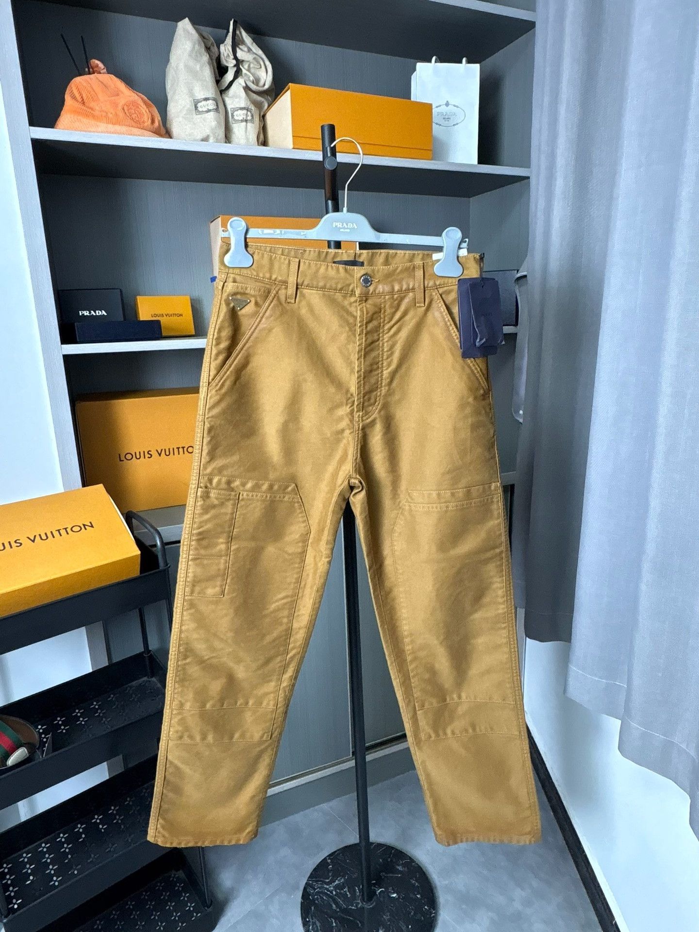 Prada Prada Brown Casual Pants 29 Men Size US 29 - 1 Thumbnail